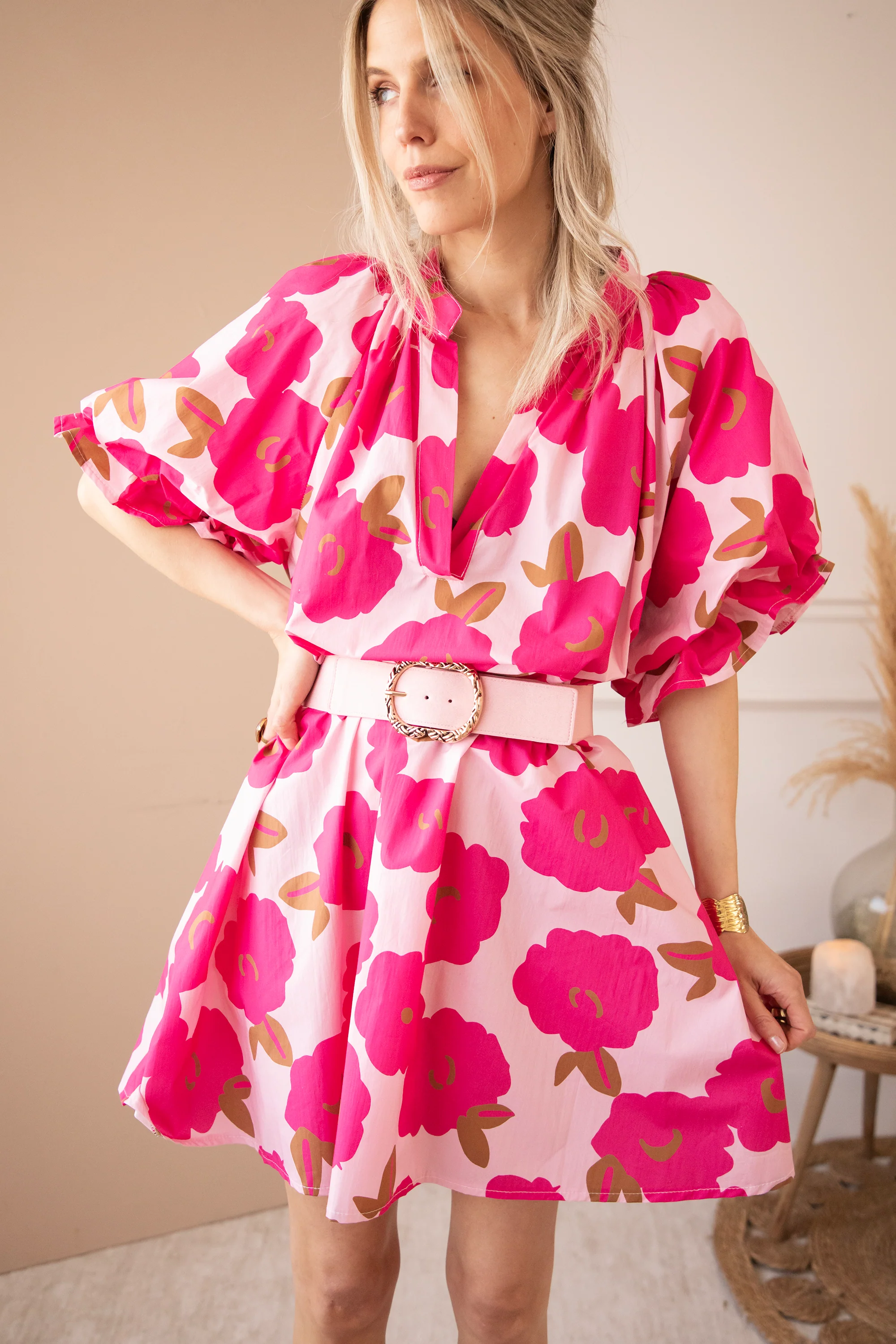 Poppy Petal Baby Pink/Fuchsia - Jurk - Image 13