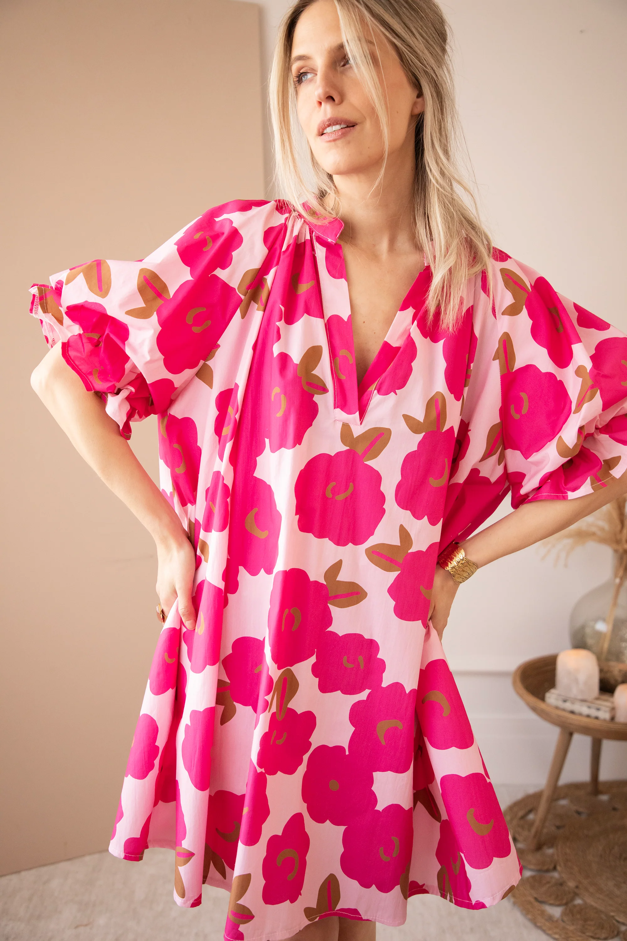 Poppy Petal Baby Pink/Fuchsia - Jurk - Image 7