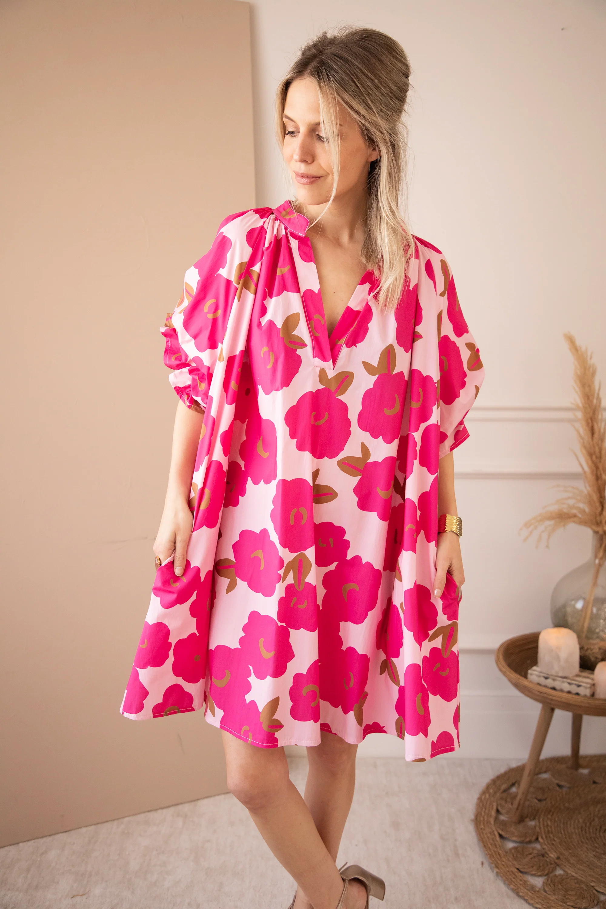 Poppy Petal Baby Pink/Fuchsia - Jurk - Image 8