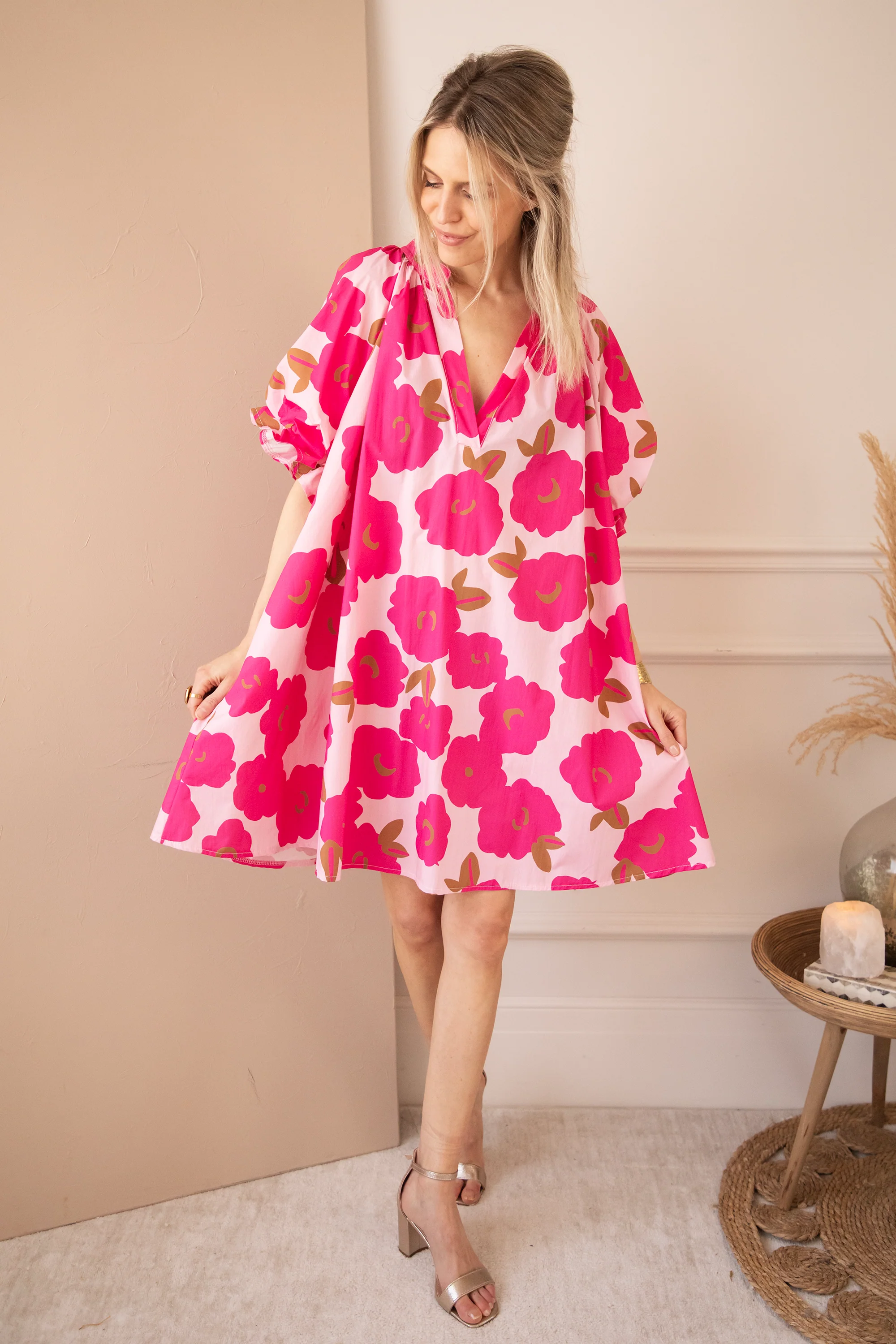 Poppy Petal Baby Pink/Fuchsia - Jurk - Image 9