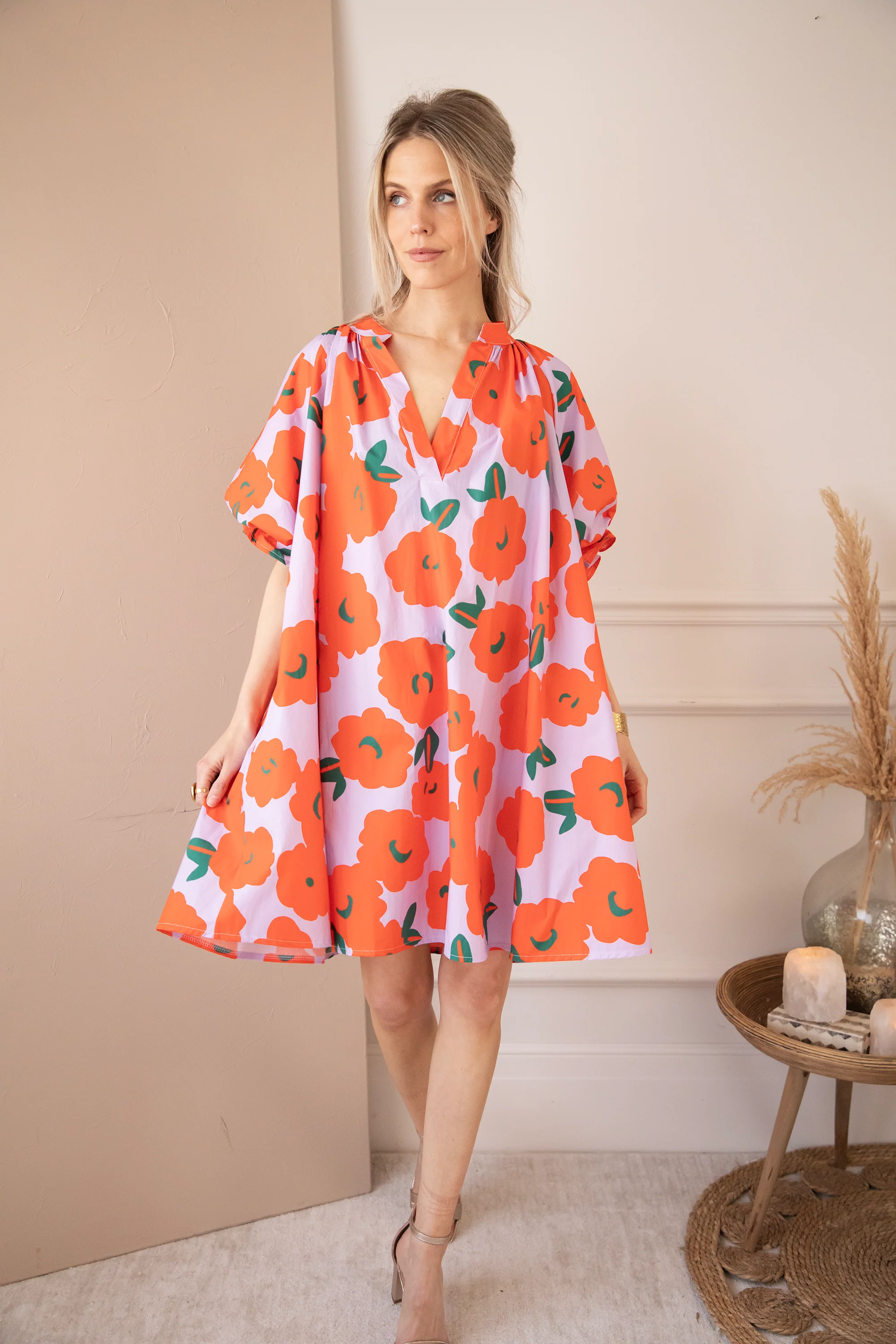 Poppy Petal Lila/Orange - Jurk - Image 11