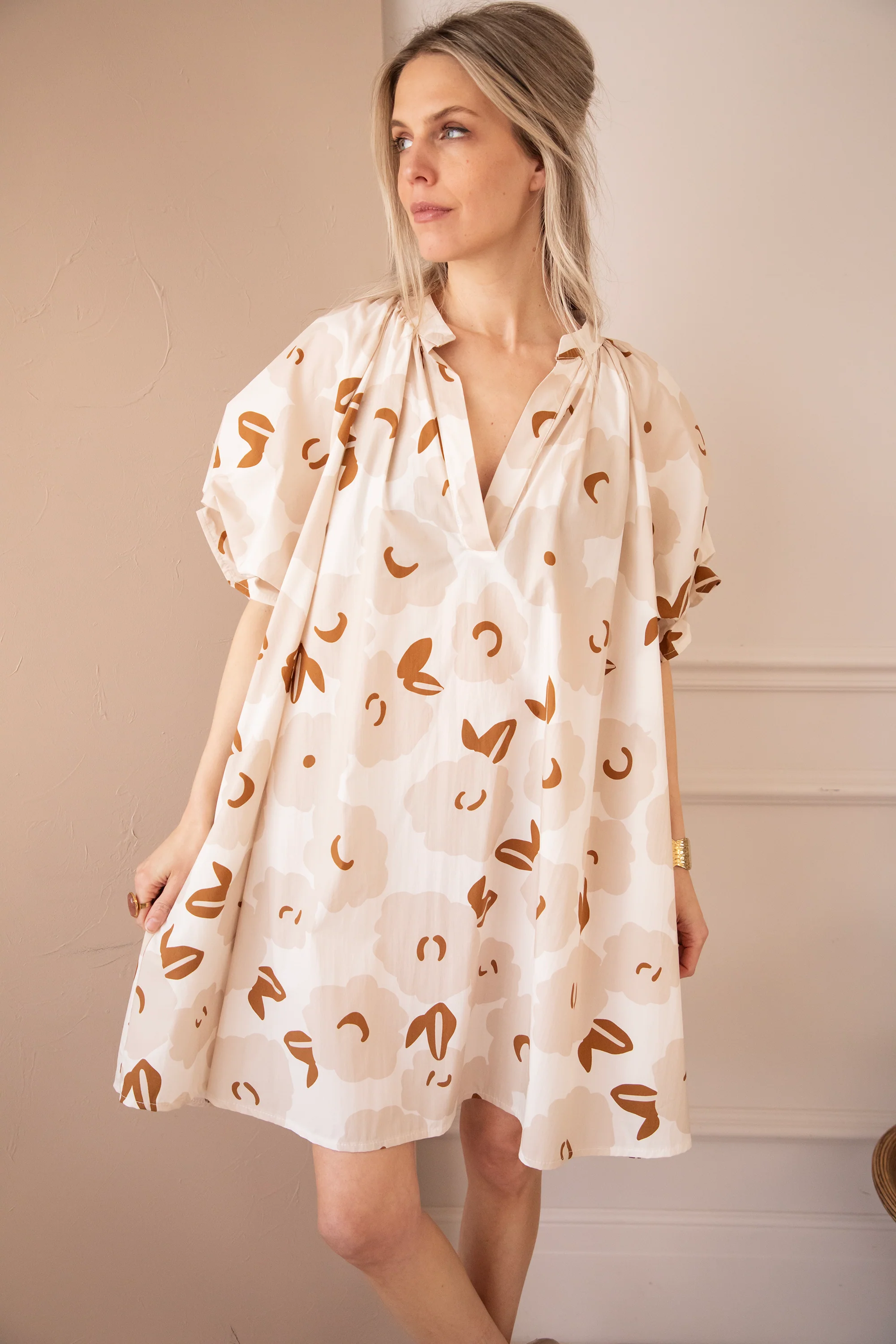 Poppy Petal Off White/Beige - Jurk - Image 12