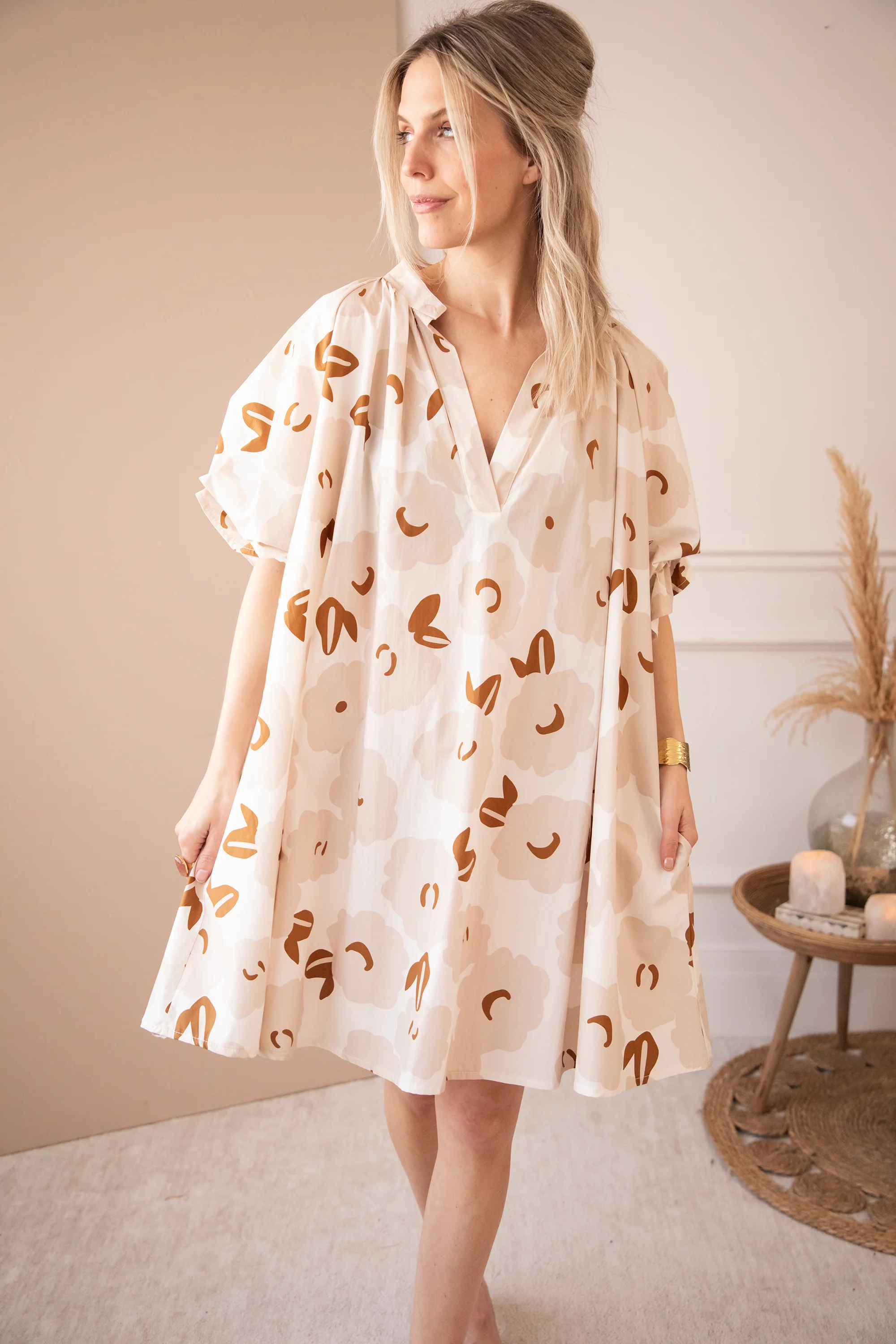 Poppy Petal Off White/Beige - Jurk - Image 13