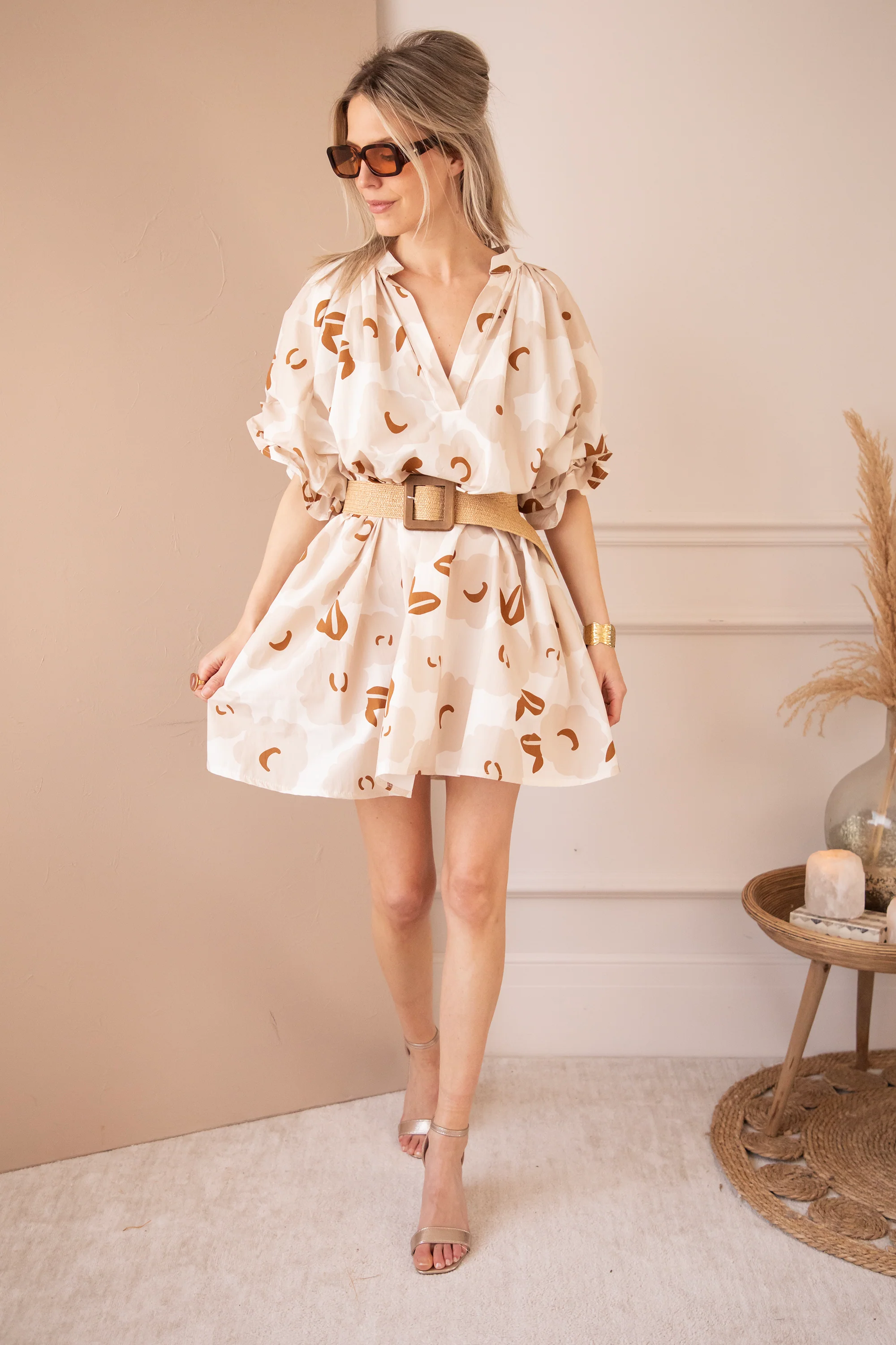 Poppy Petal Off White/Beige - Jurk - Image 2