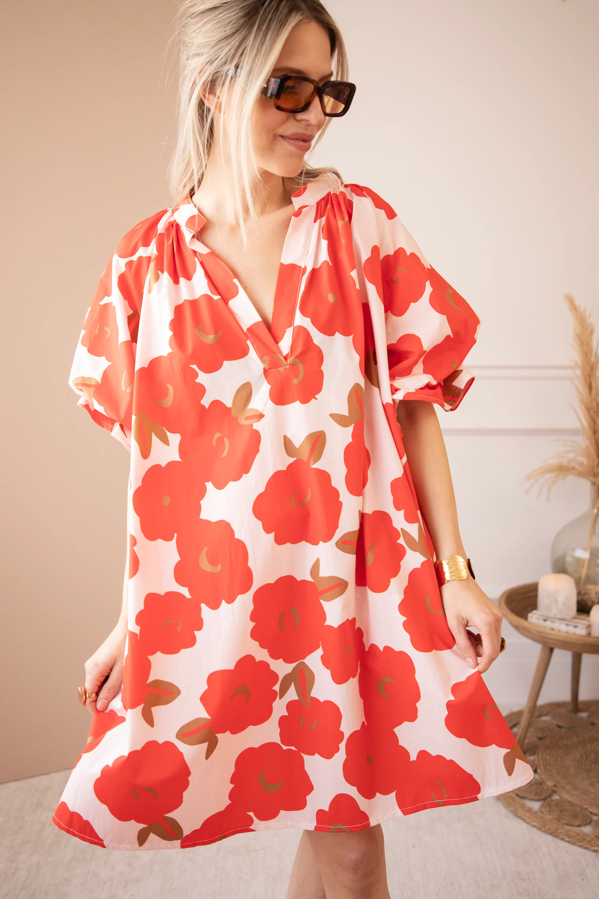 Poppy Petal Soft Pink/Red - Jurk - Image 10
