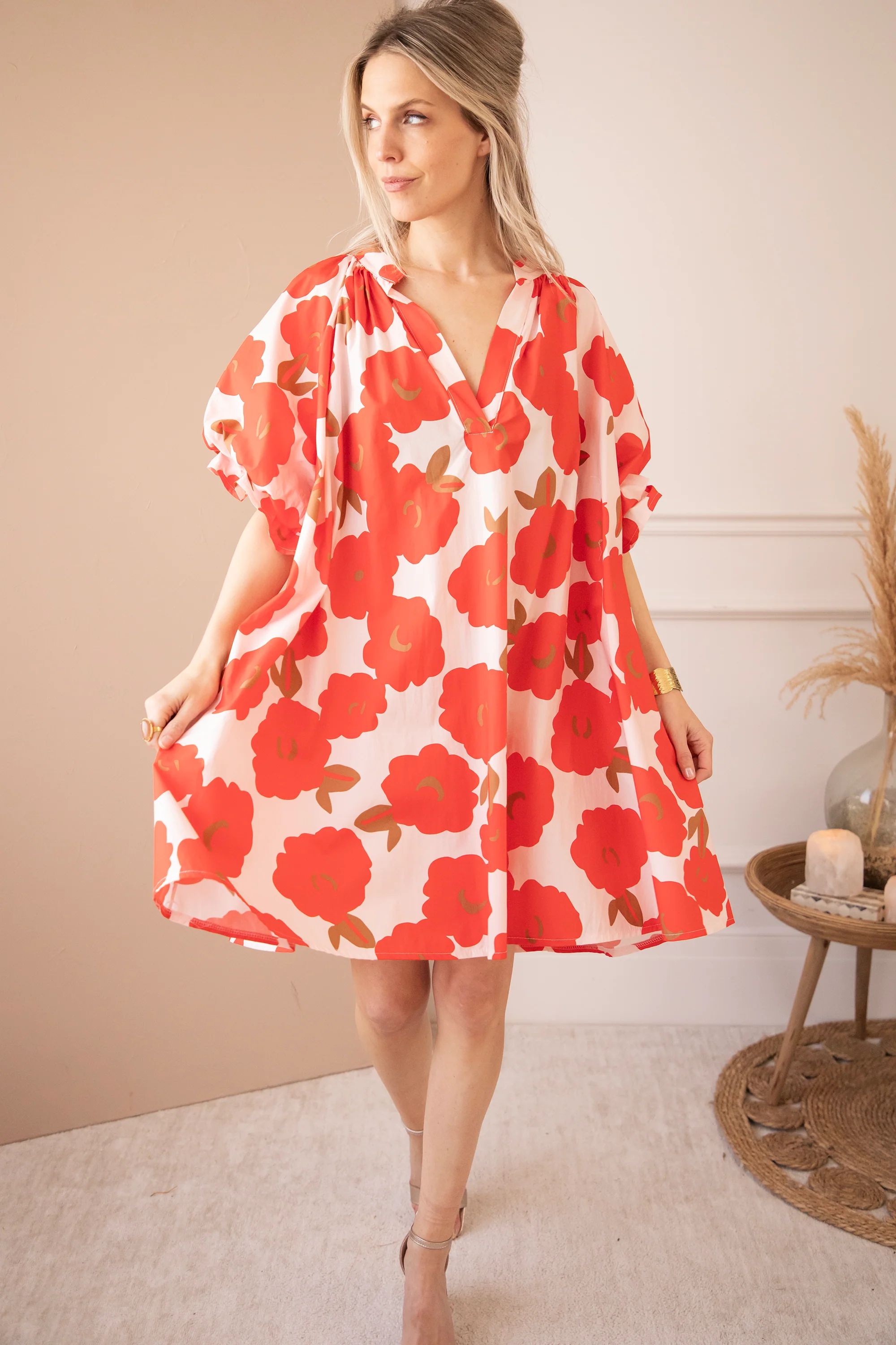 Poppy Petal Soft Pink/Red - Jurk - Image 11