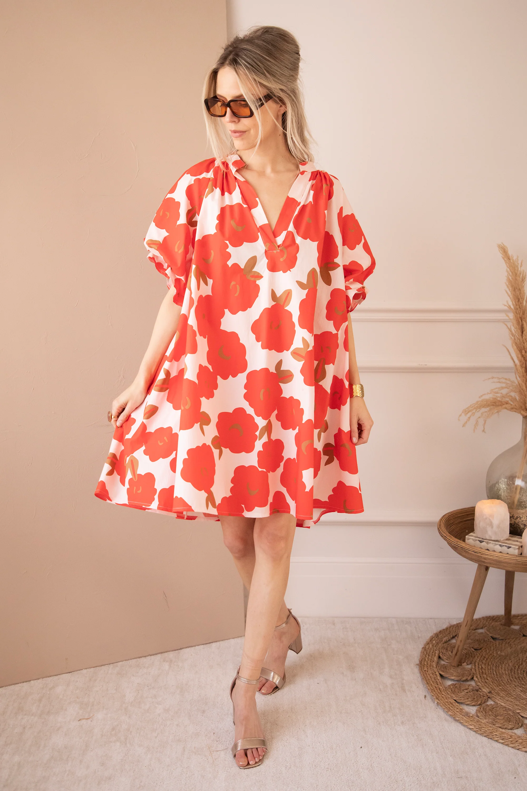Poppy Petal Soft Pink/Red - Jurk - Image 12