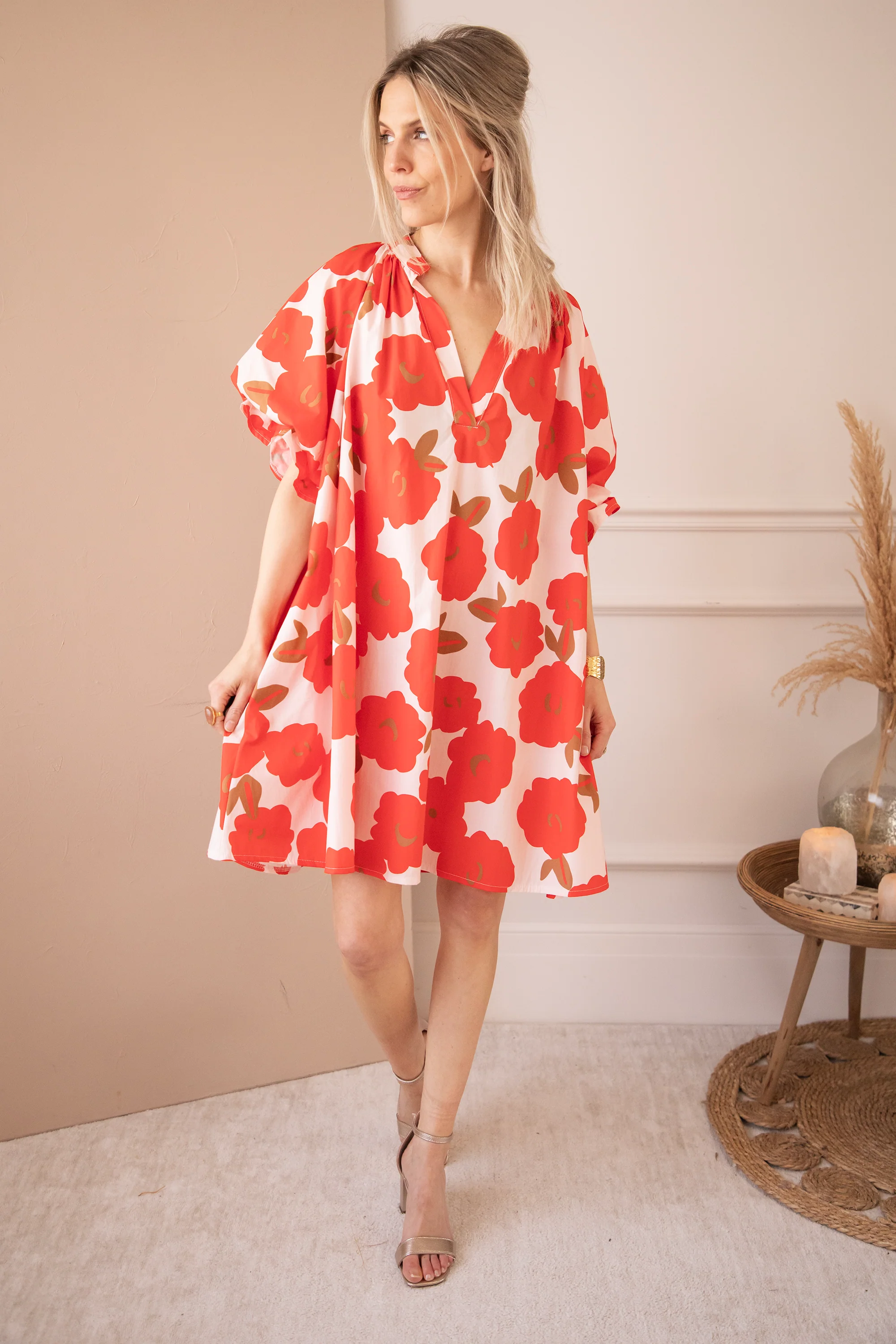 Poppy Petal Soft Pink/Red - Jurk - Image 2