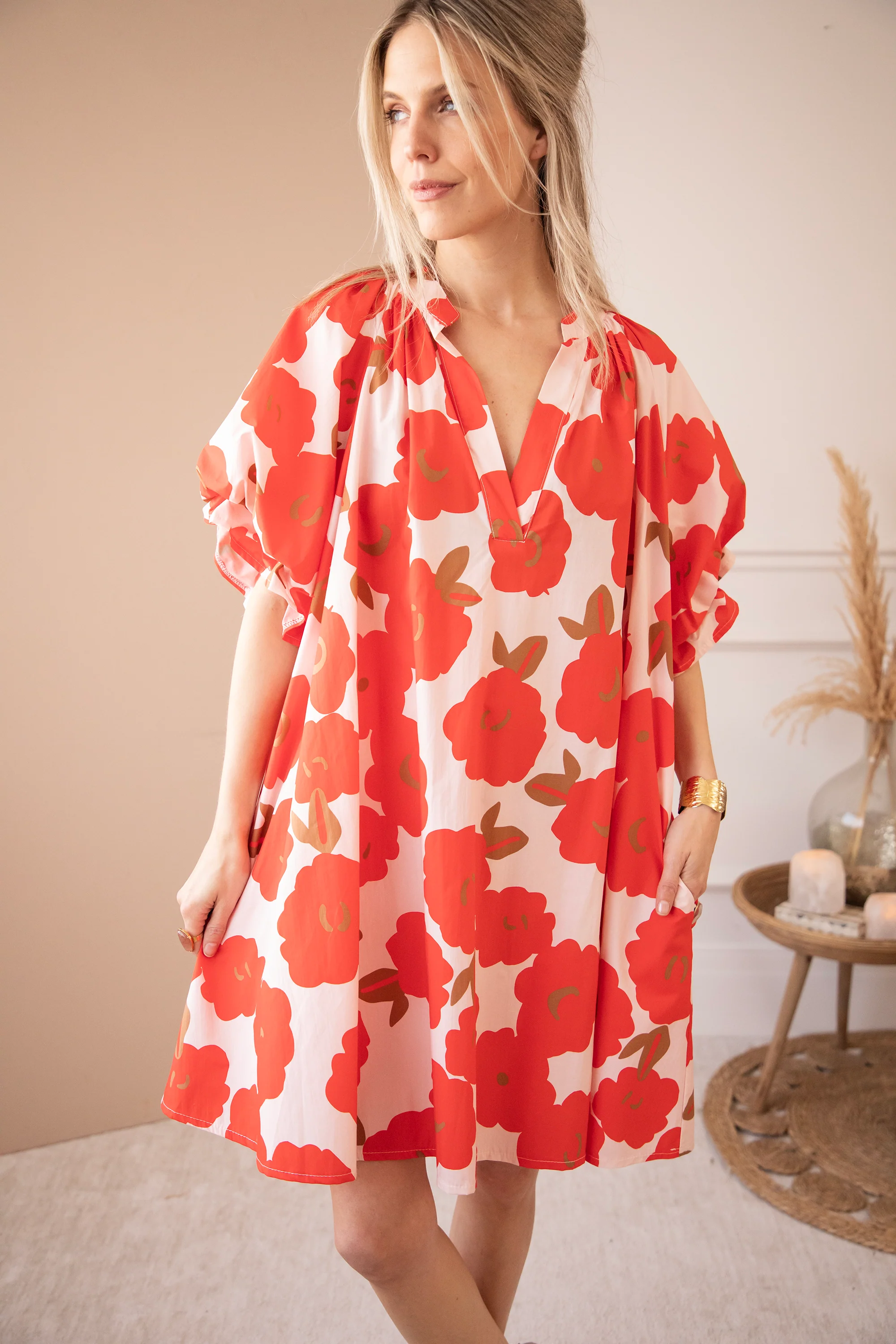 Poppy Petal Soft Pink/Red - Jurk - Image 3