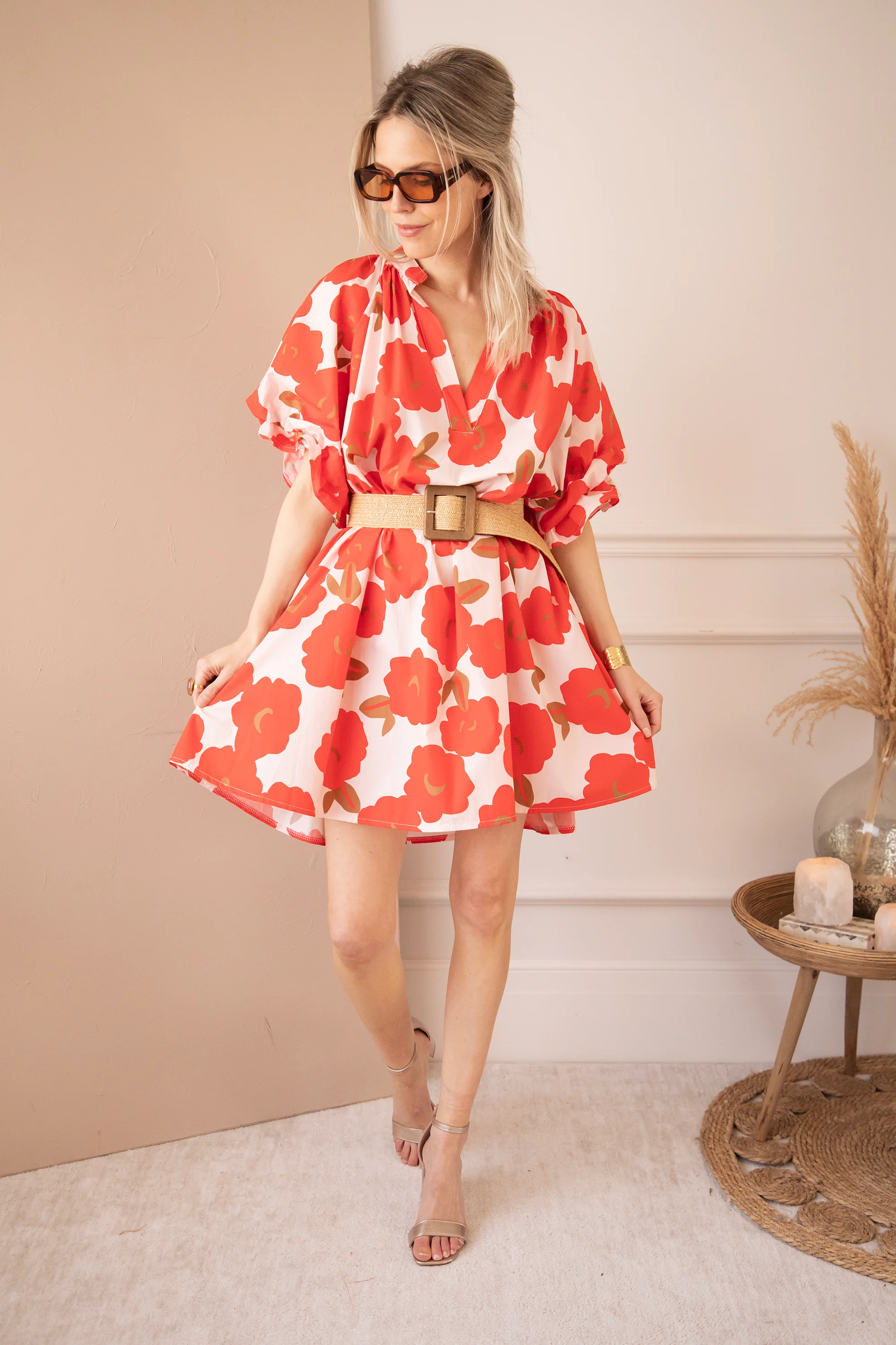 Poppy Petal Soft Pink/Red - Jurk - Image 5