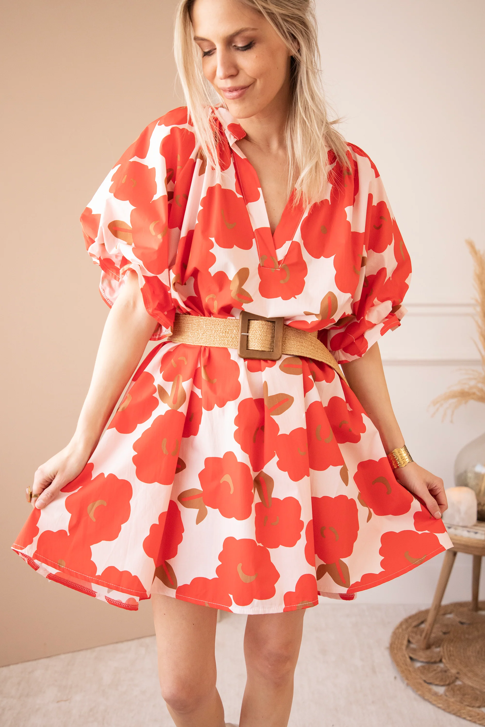 Poppy Petal Soft Pink/Red - Jurk - Image 6