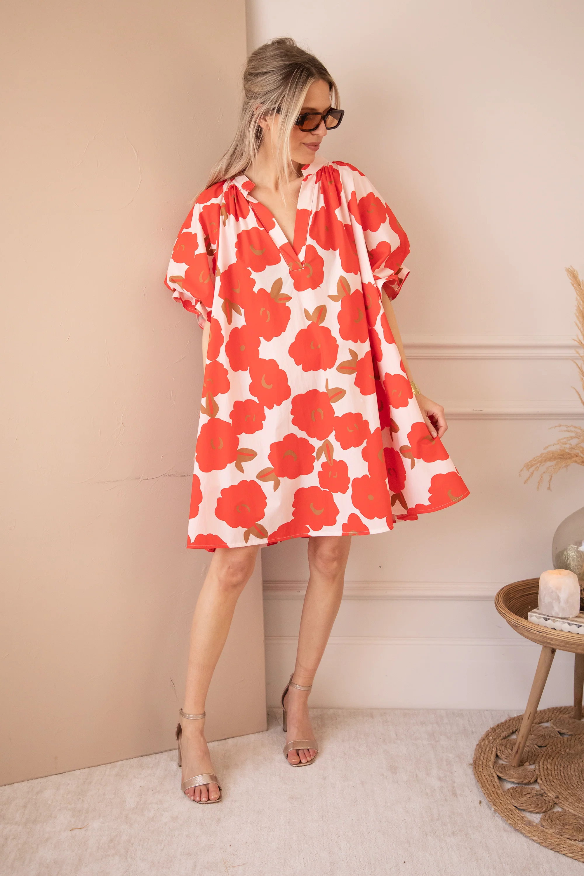 Poppy Petal Soft Pink/Red - Jurk - Image 7