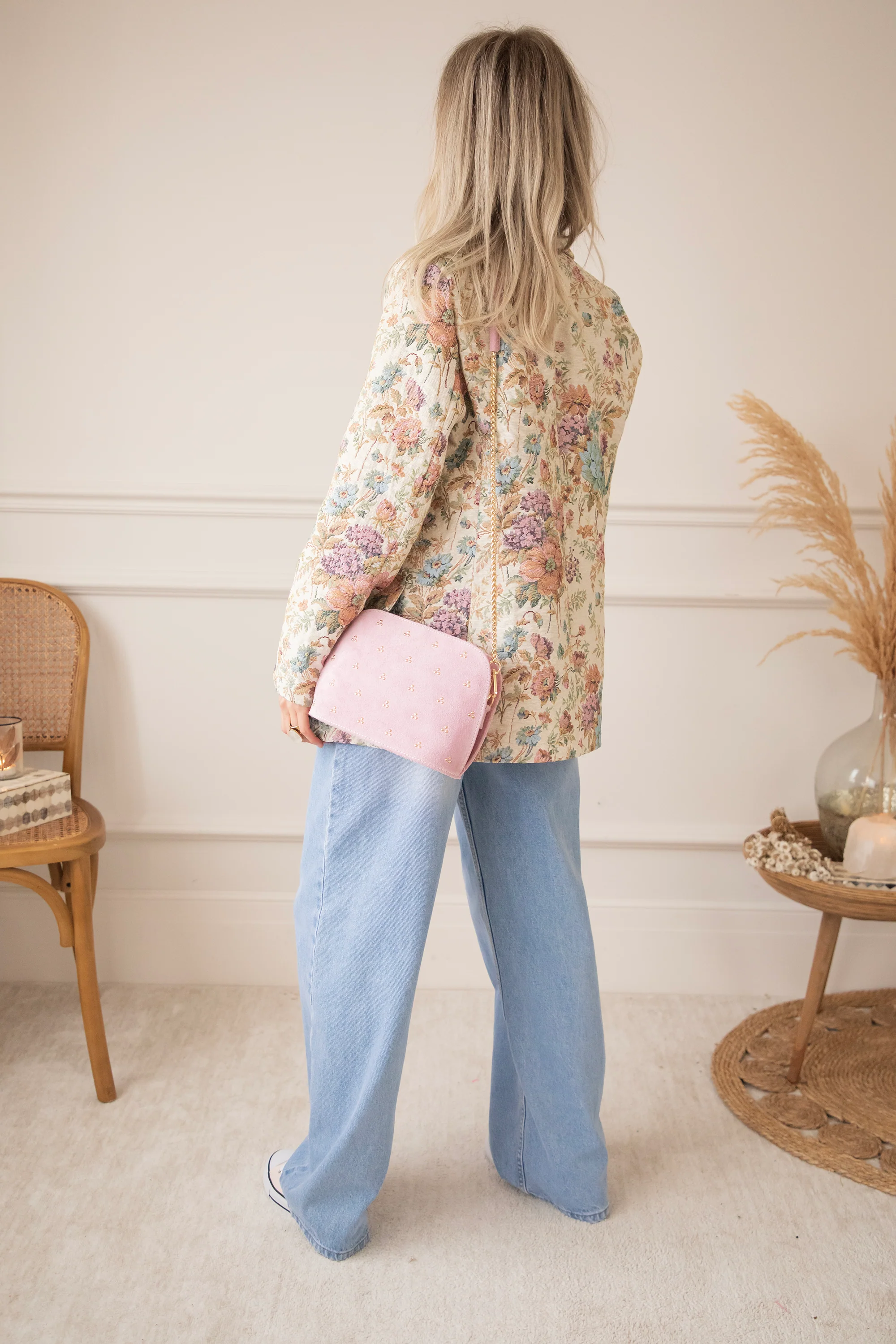 Rosy Belle Beige/Pink - Blazer - Image 14