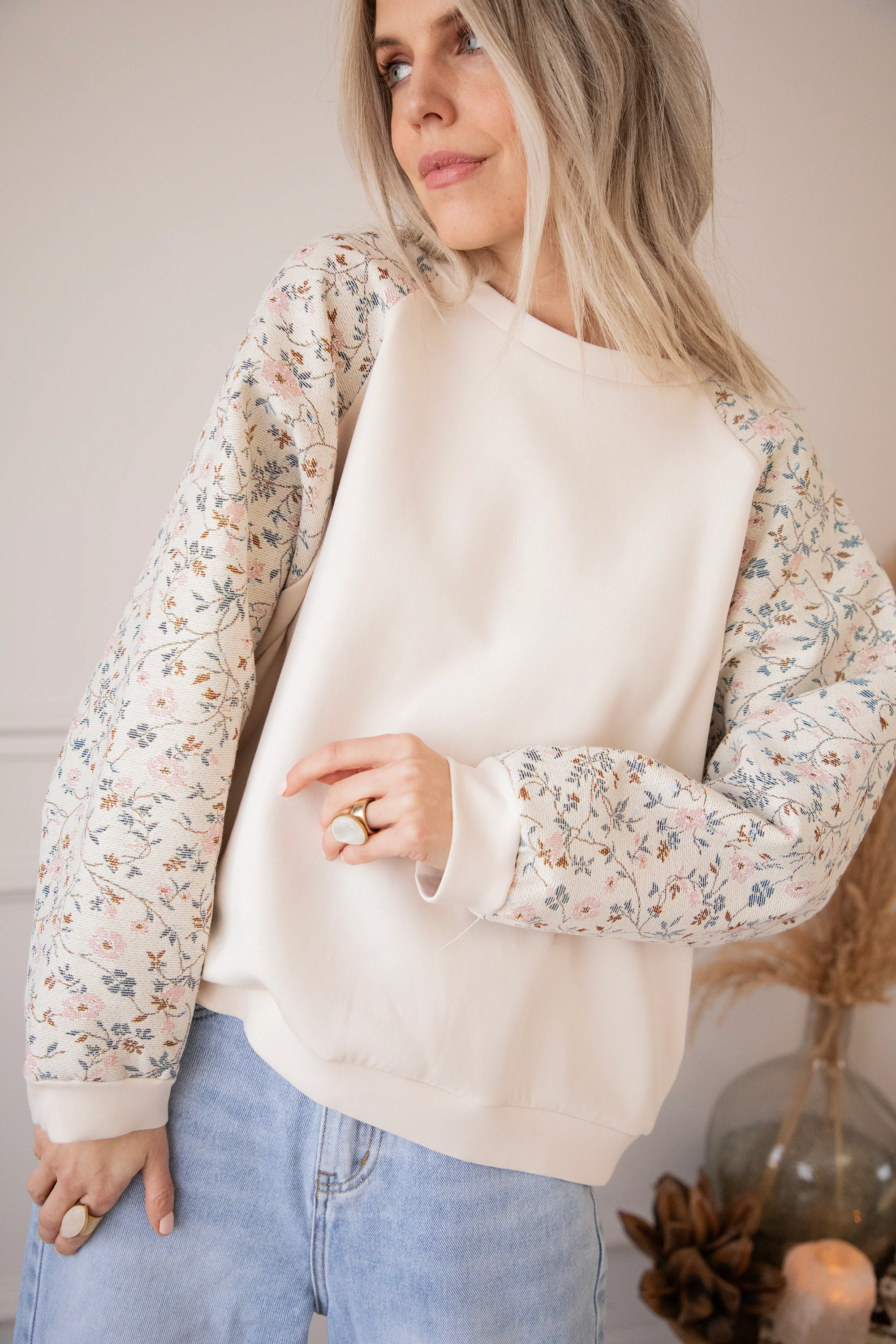 Rosy Belle Beige/Soft Pink - Sweater - Image 7