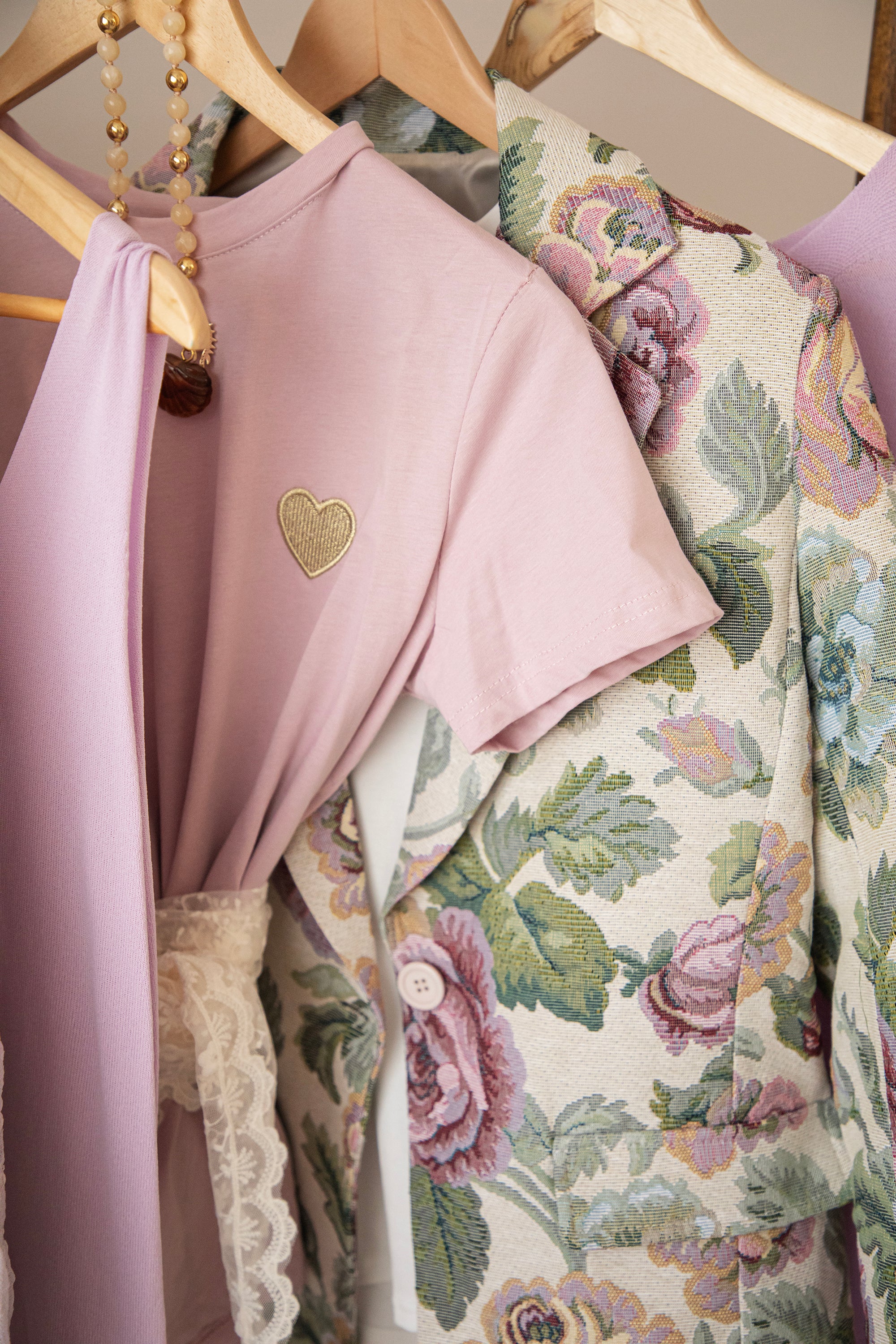 Rosy Belle Green/Pink - Blazer - Image 10