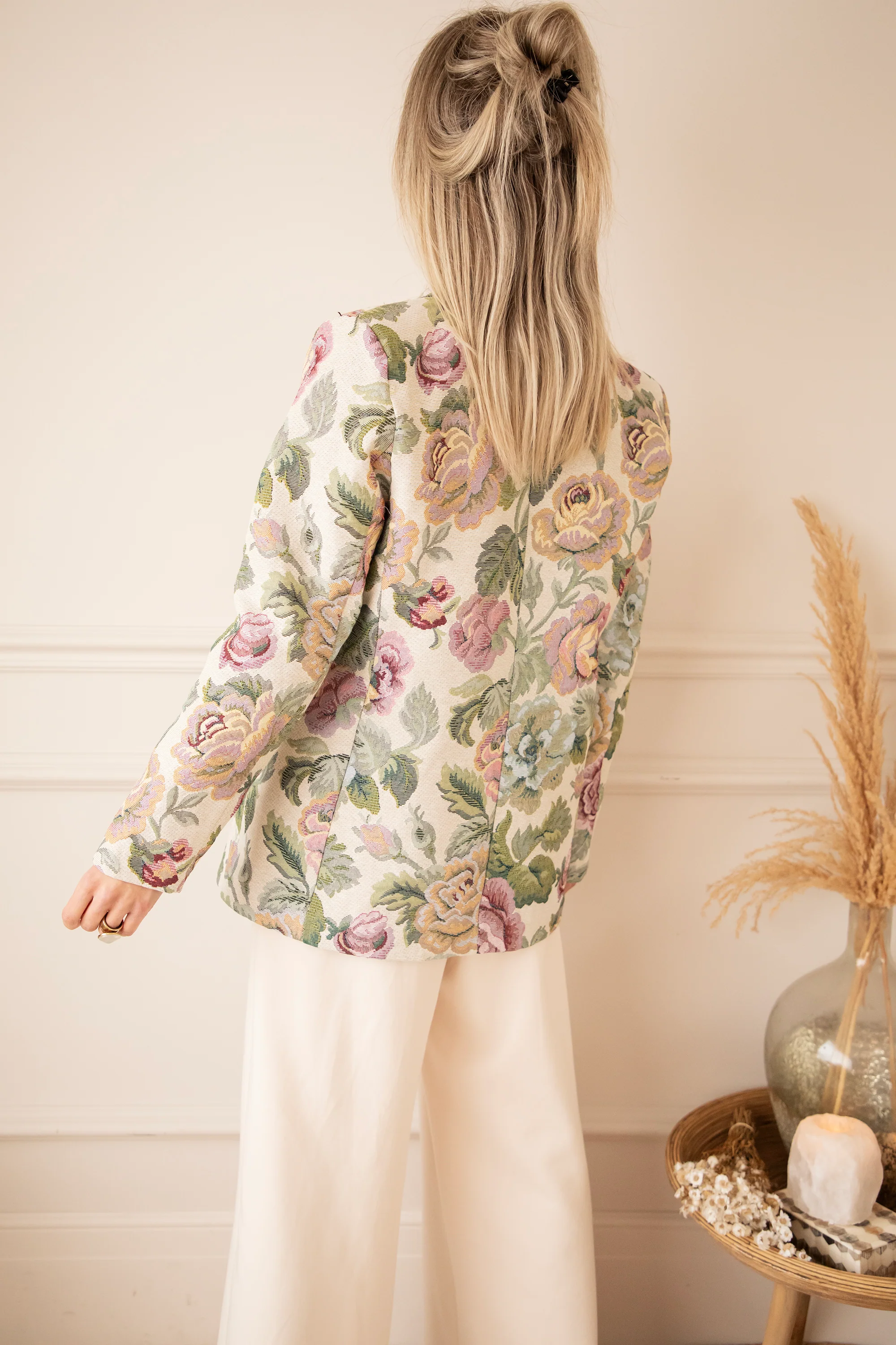 Rosy Belle Green/Pink - Blazer - Image 8