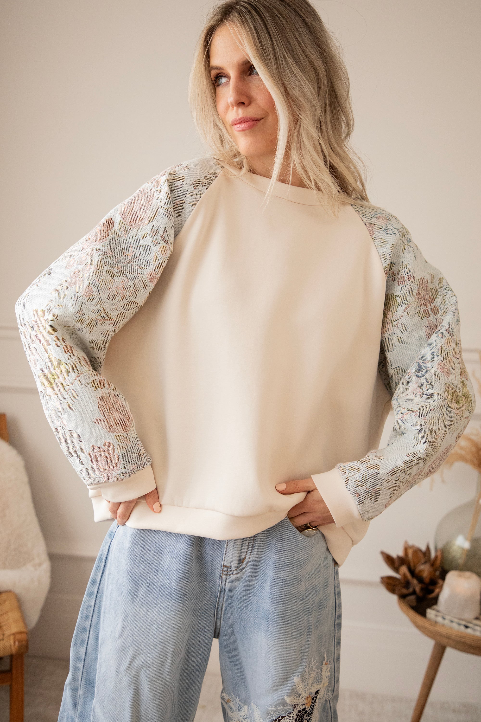 Rosy Belle Soft Blue/Soft Pink - Sweater - Image 10