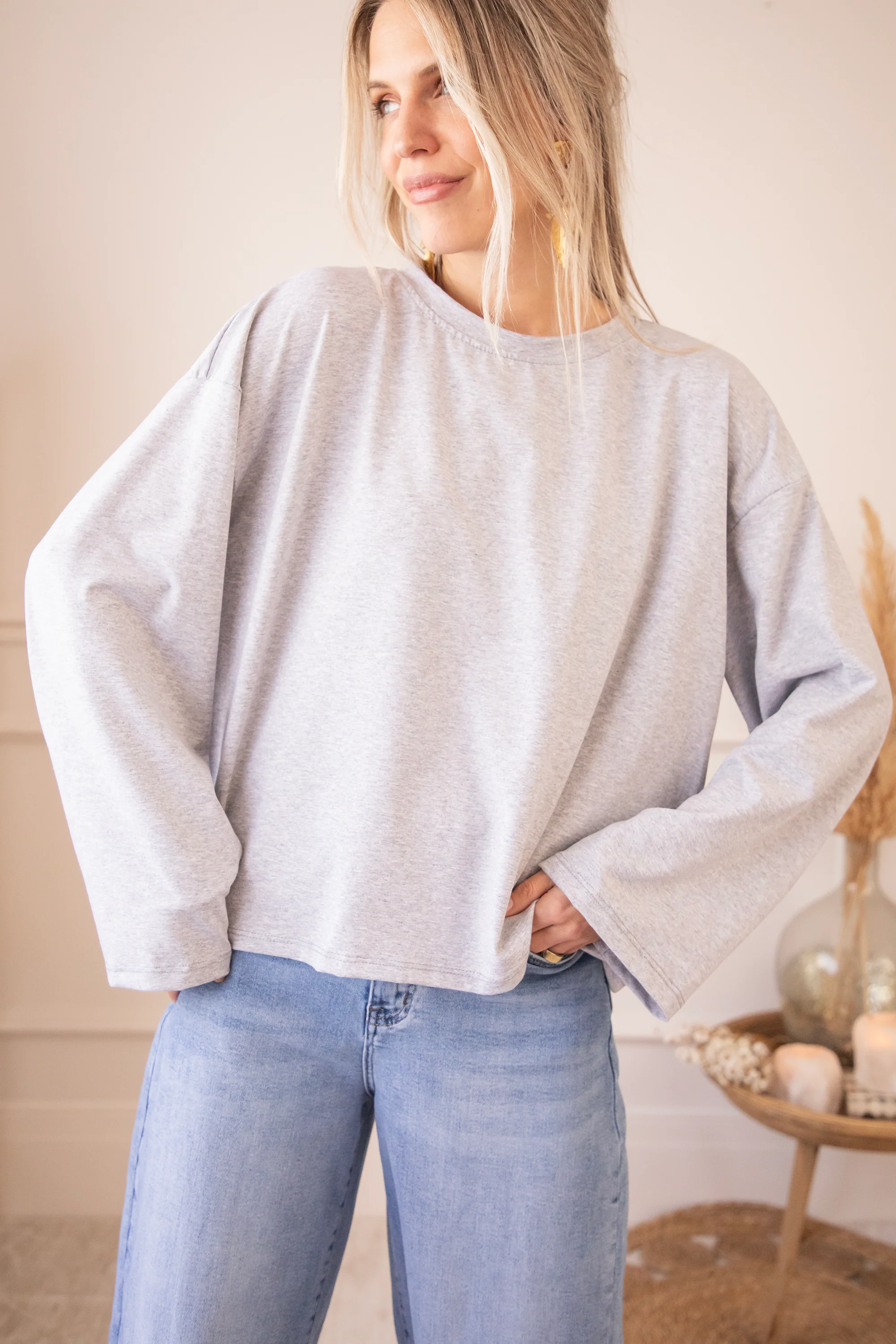 Sadie Basic Grey - Longsleeve - Image 2