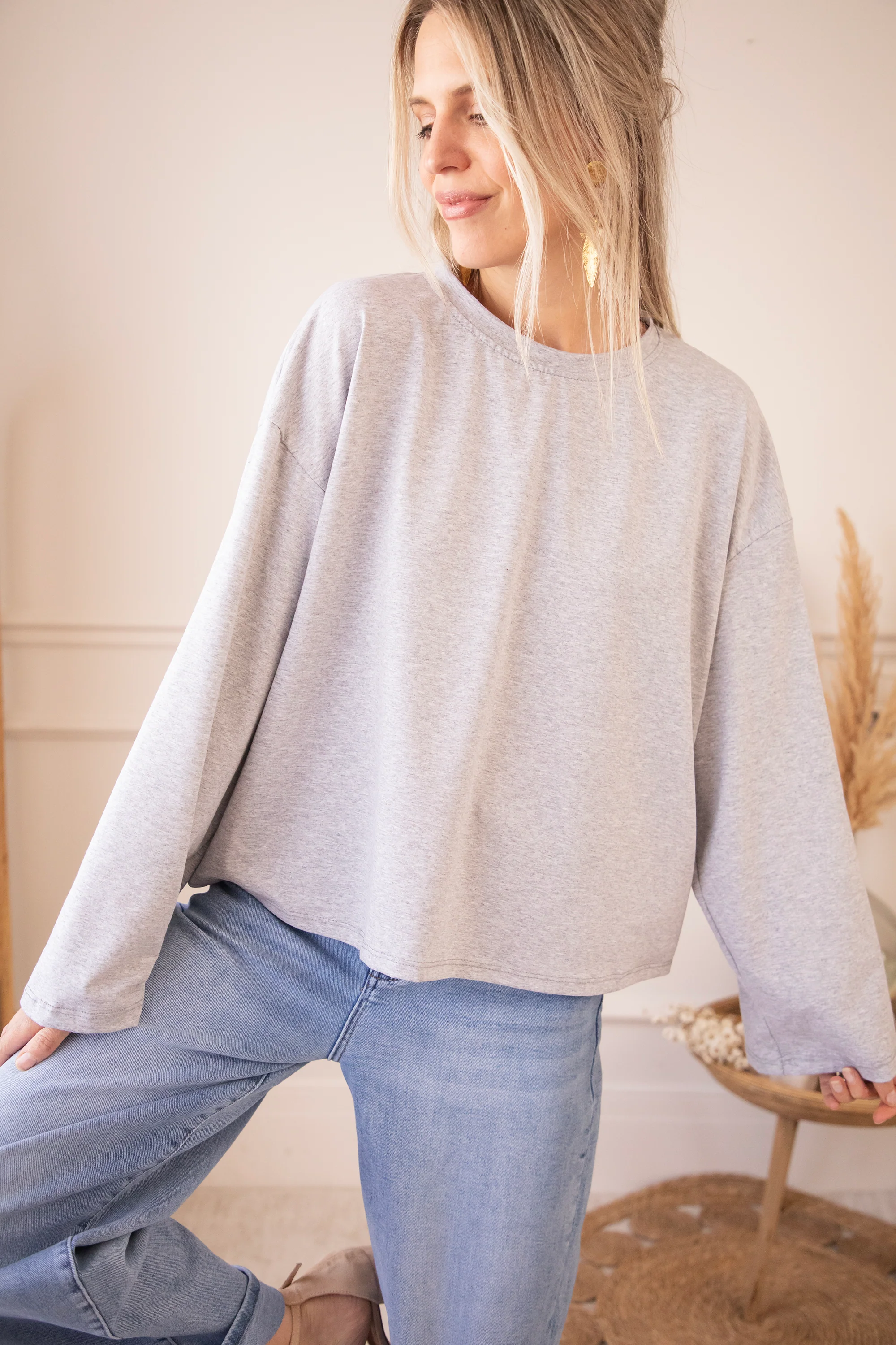 Sadie Basic Grey - Longsleeve - Image 6