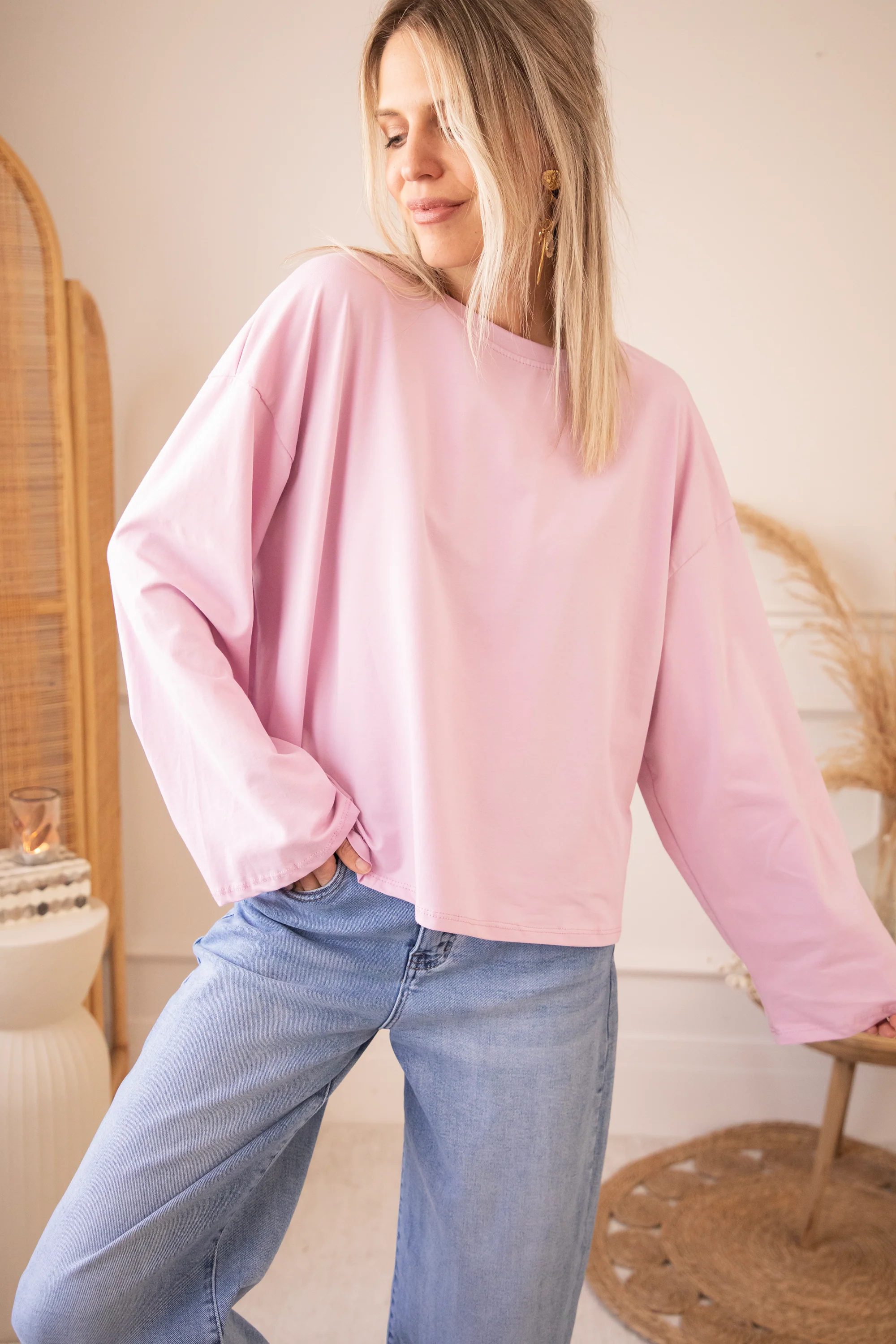 Sadie Basic Lila - Longsleeve - Image 2