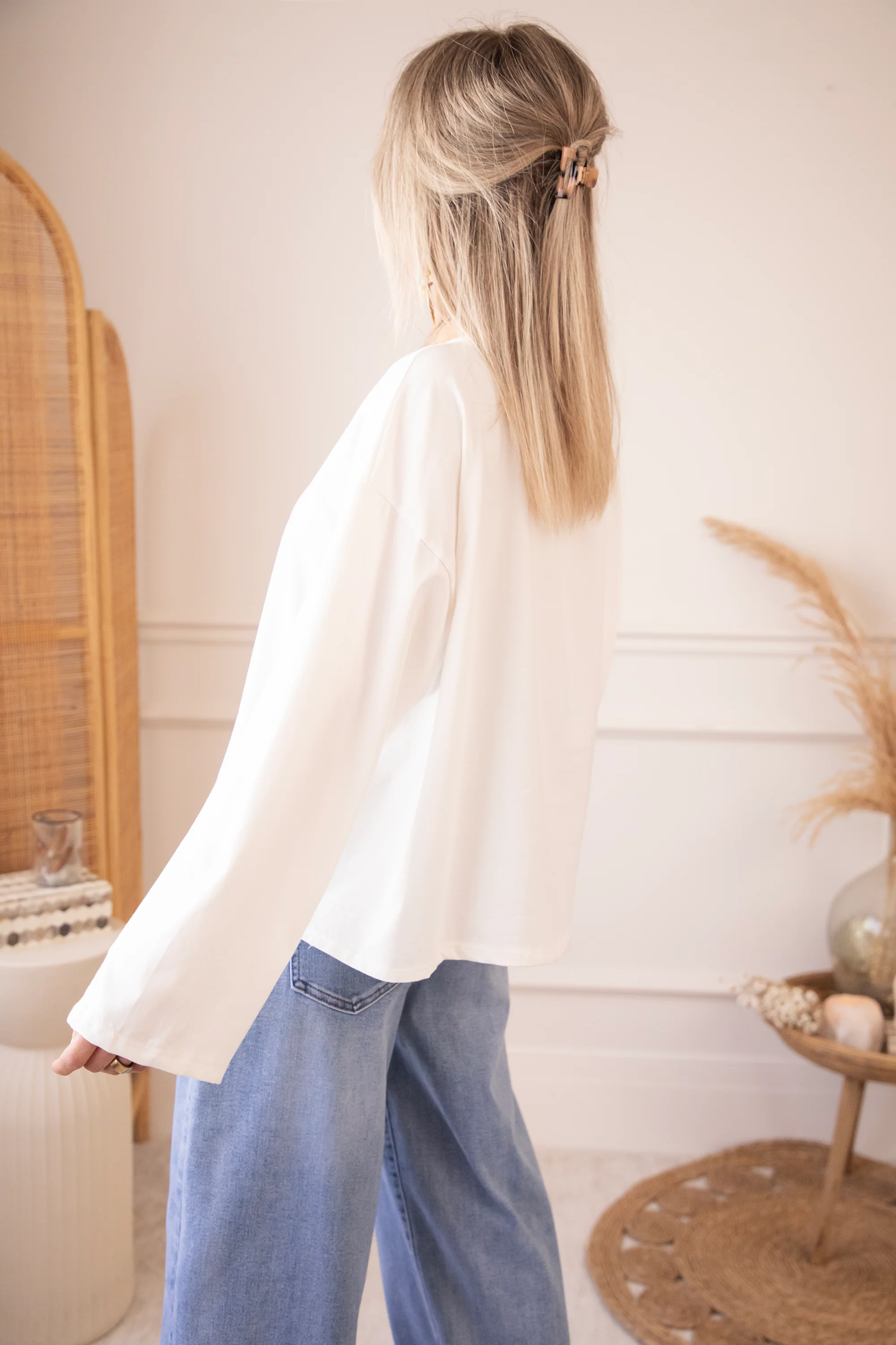 Sadie Basic White - Longsleeve - Image 6