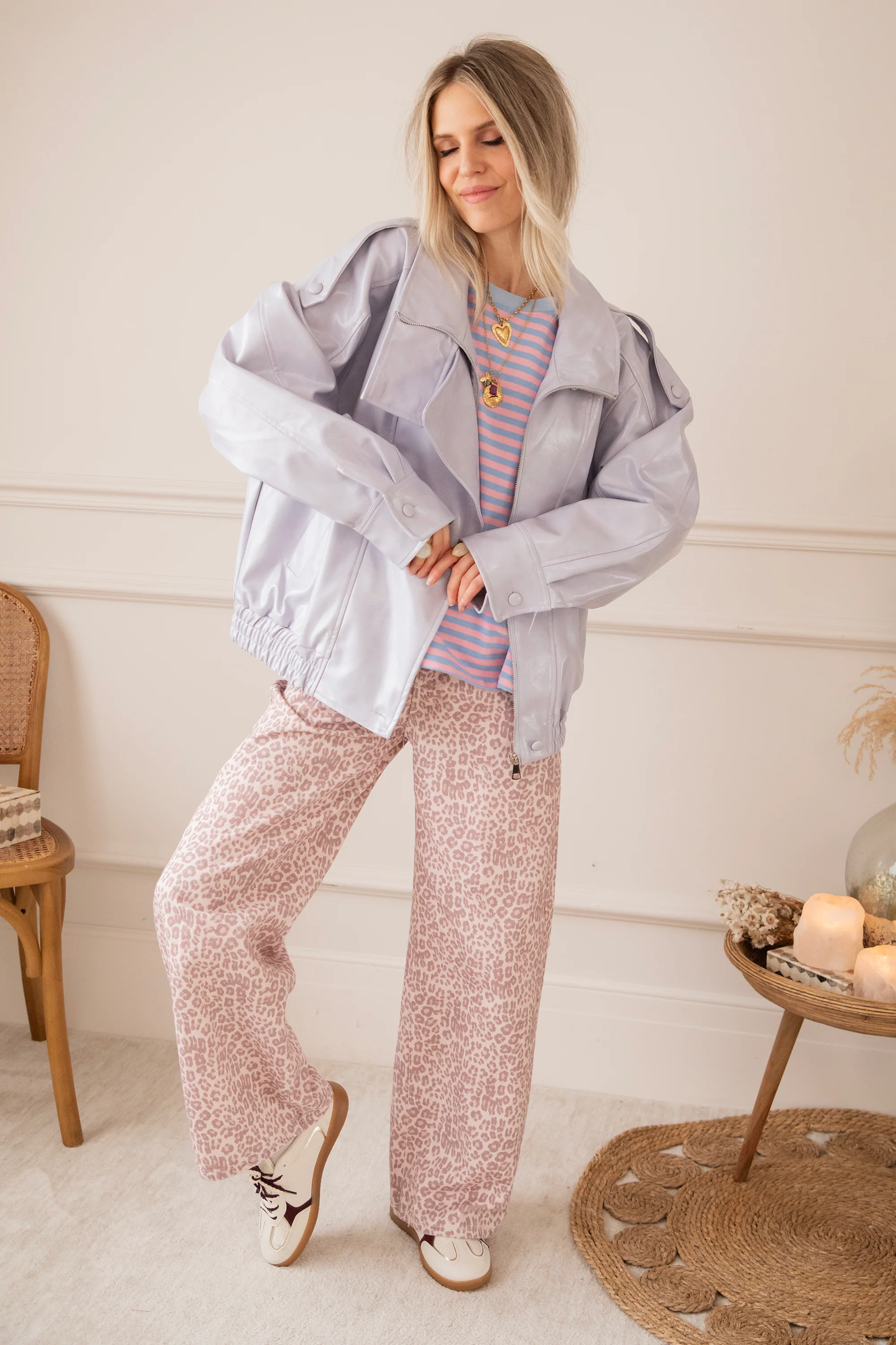 Sadie Stripe Soft Pink/Baby Blue - Longsleeve - Image 6