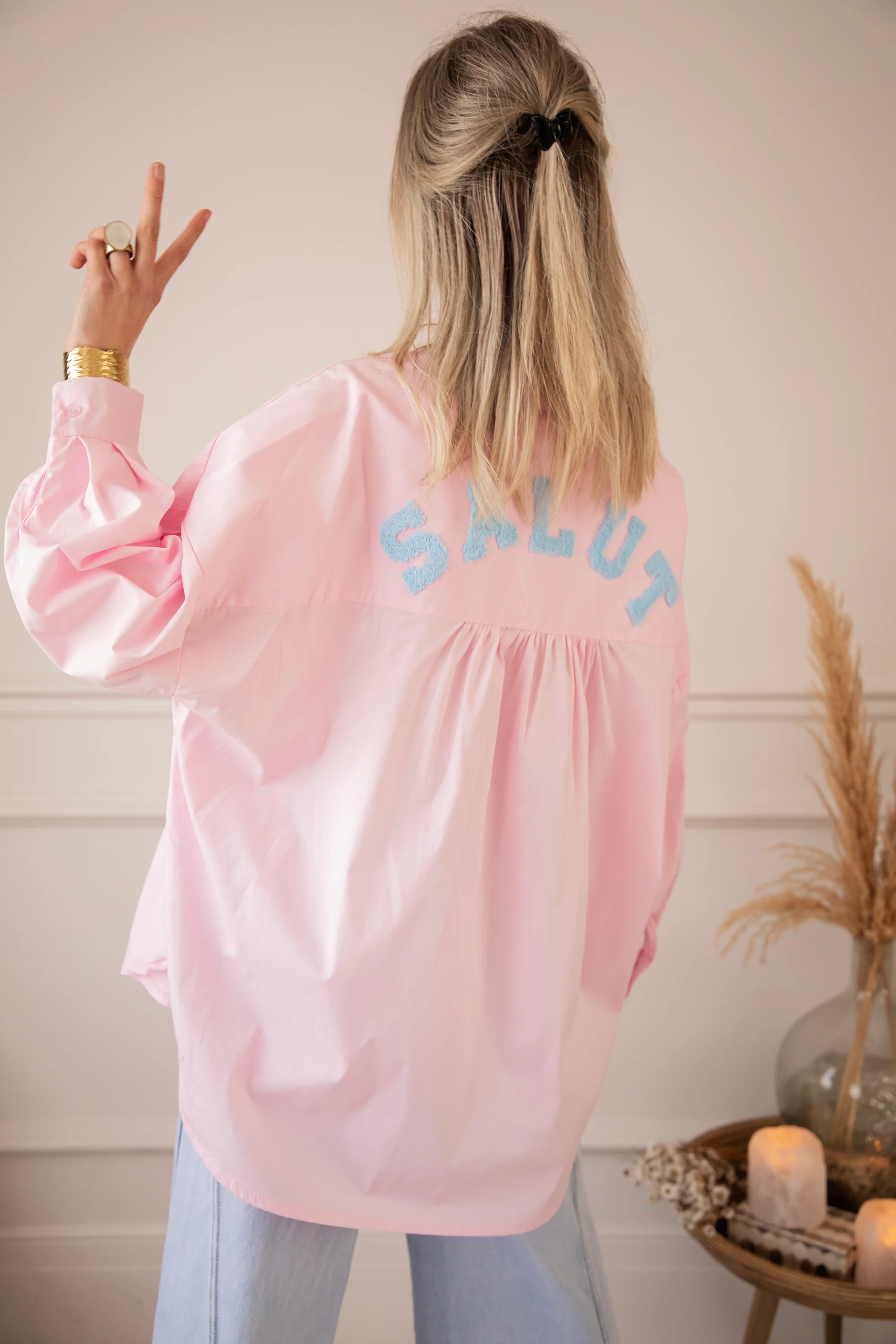 Salut Pink/Blue - Blouse - Image 4