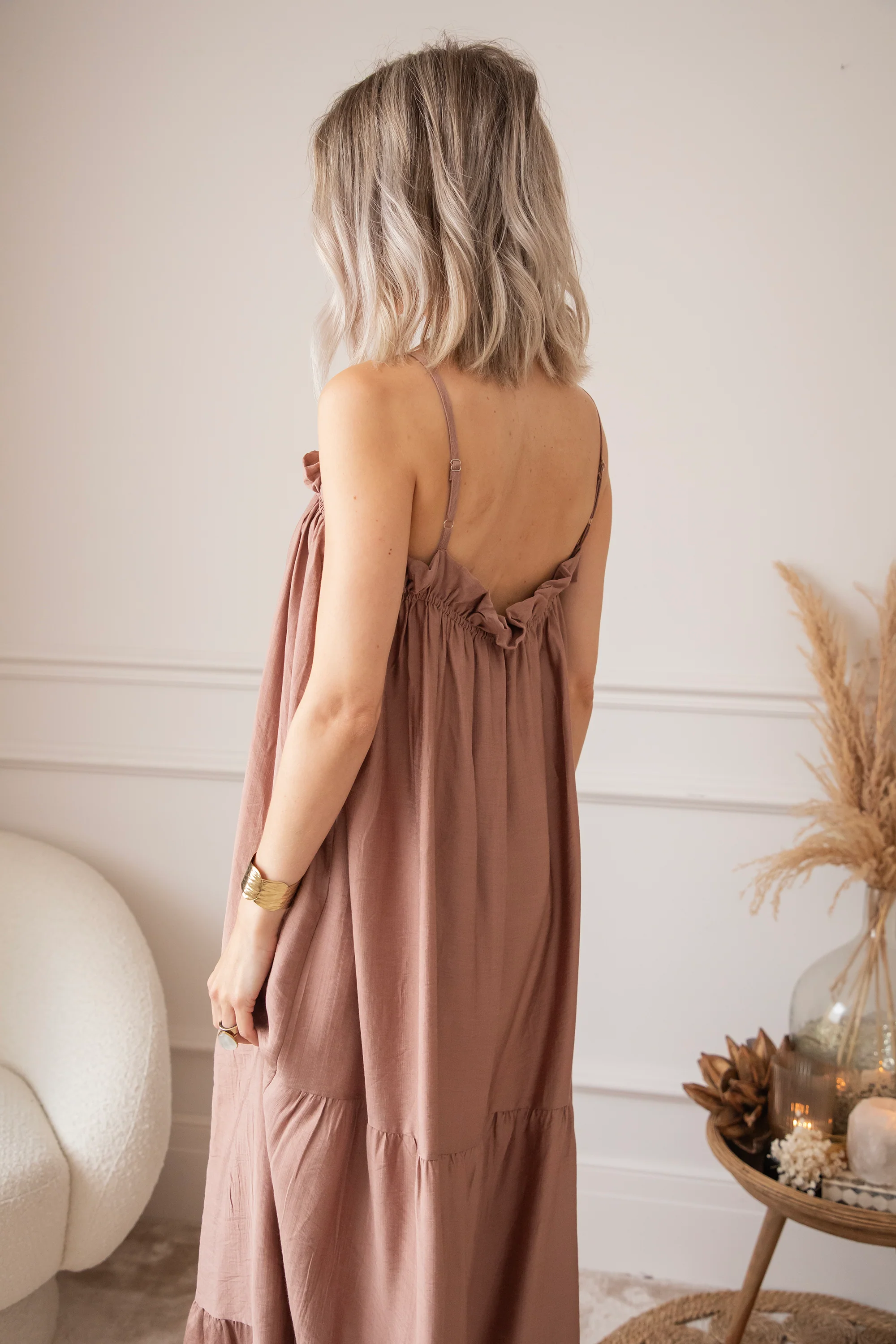 Seraphina Old Pink - Maxi Jurk - Image 15