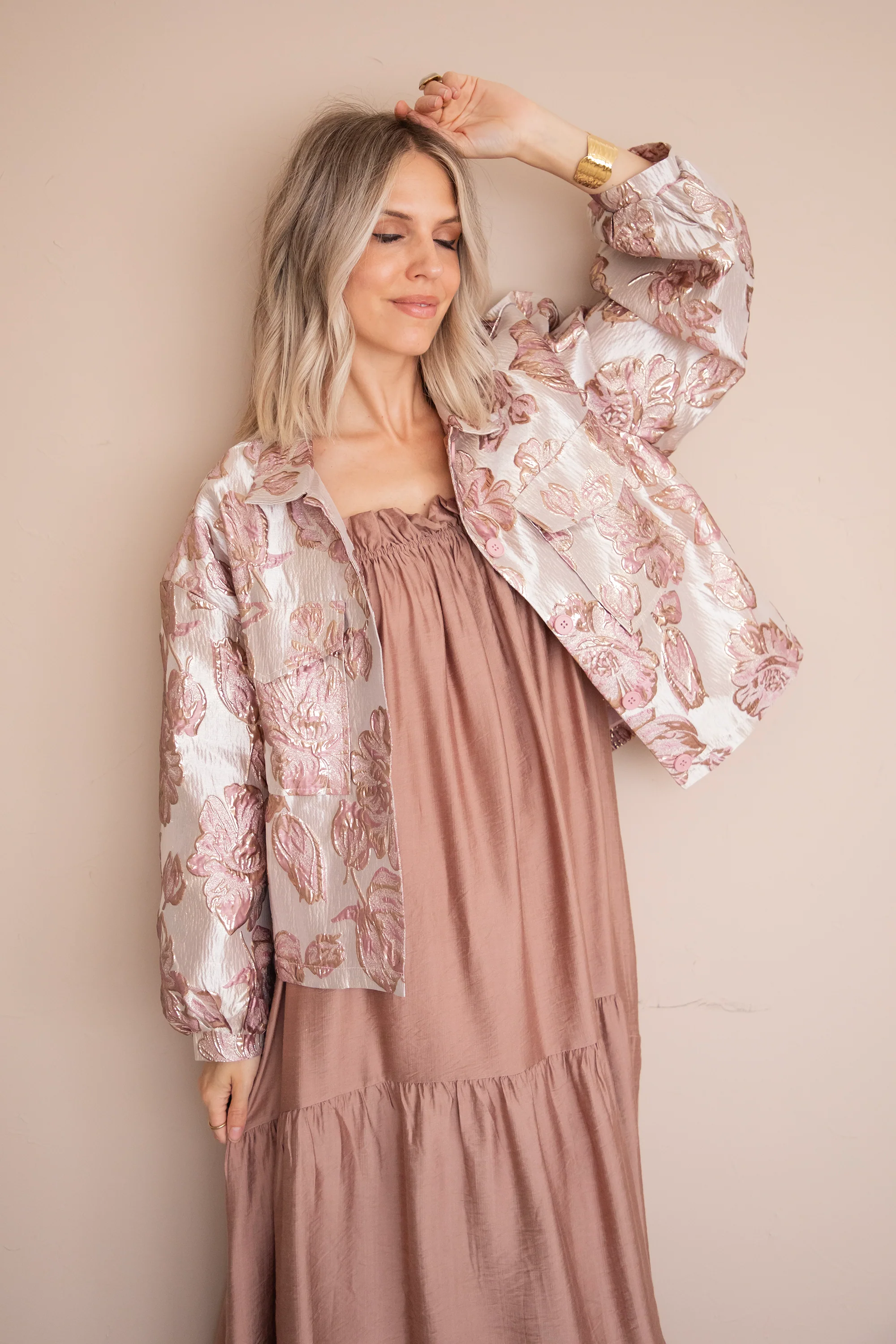 Seraphina Old Pink - Maxi Jurk - Image 4