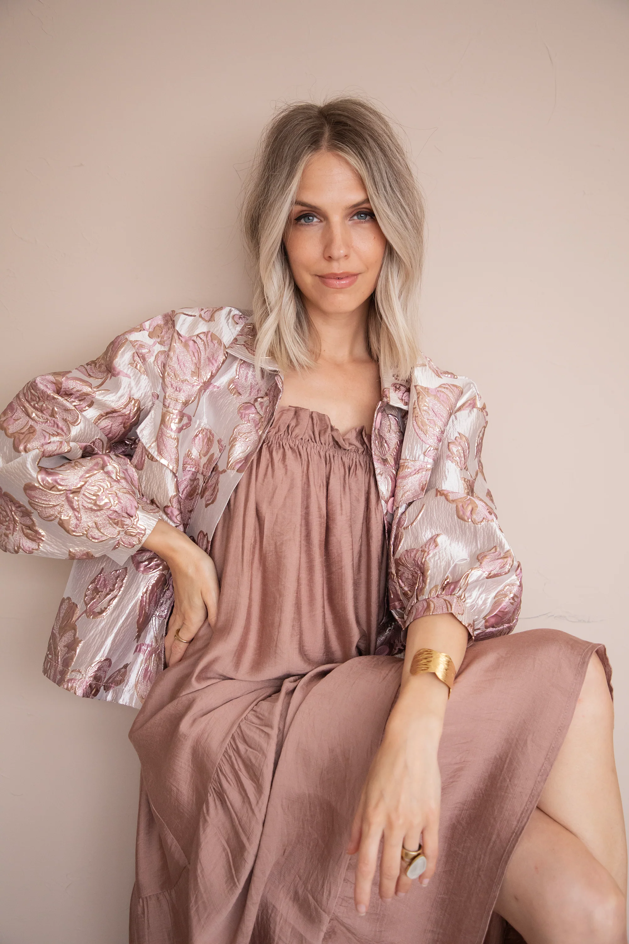 Seraphina Old Pink - Maxi Jurk - Image 6