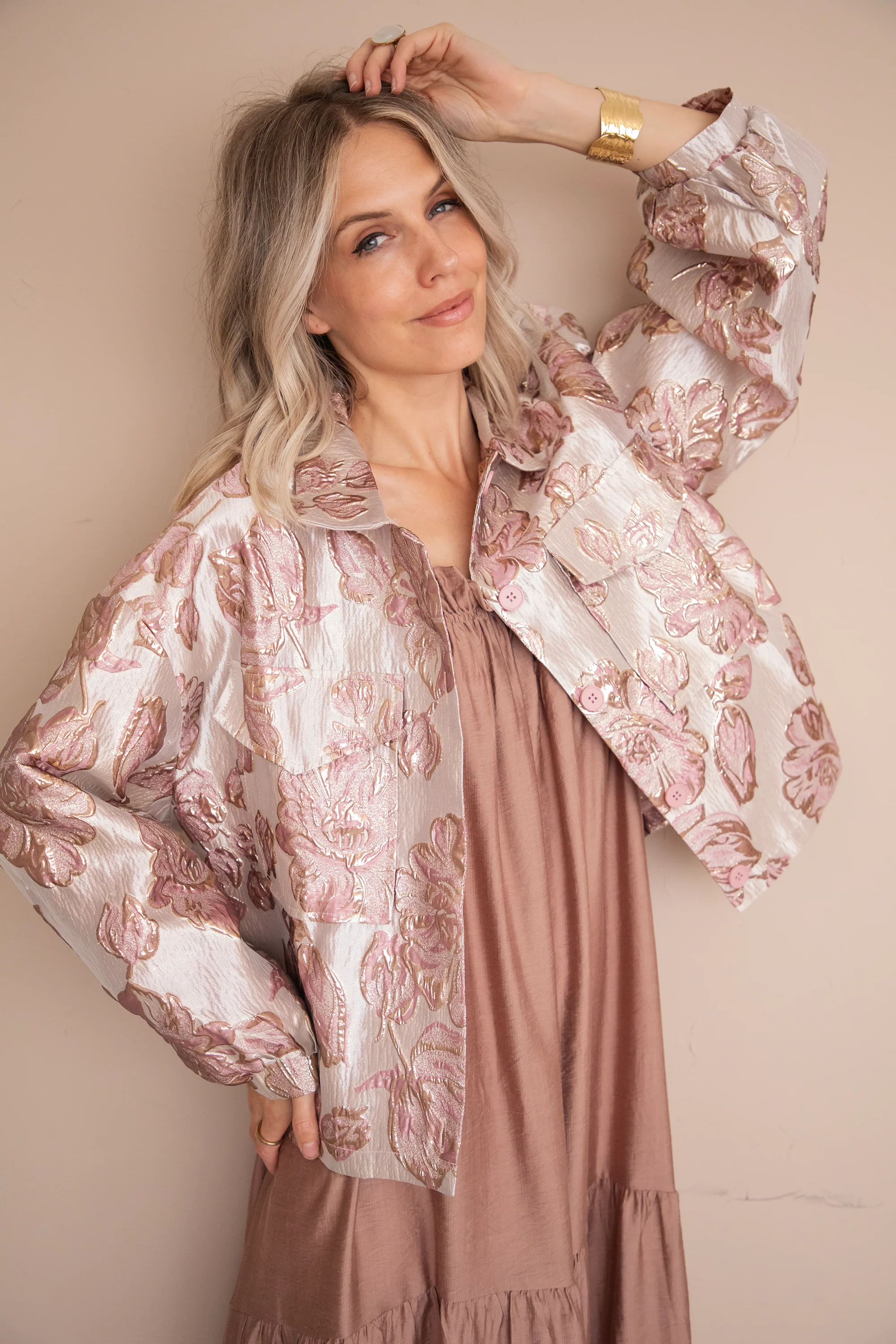 Seraphina Old Pink - Maxi Jurk - Image 8