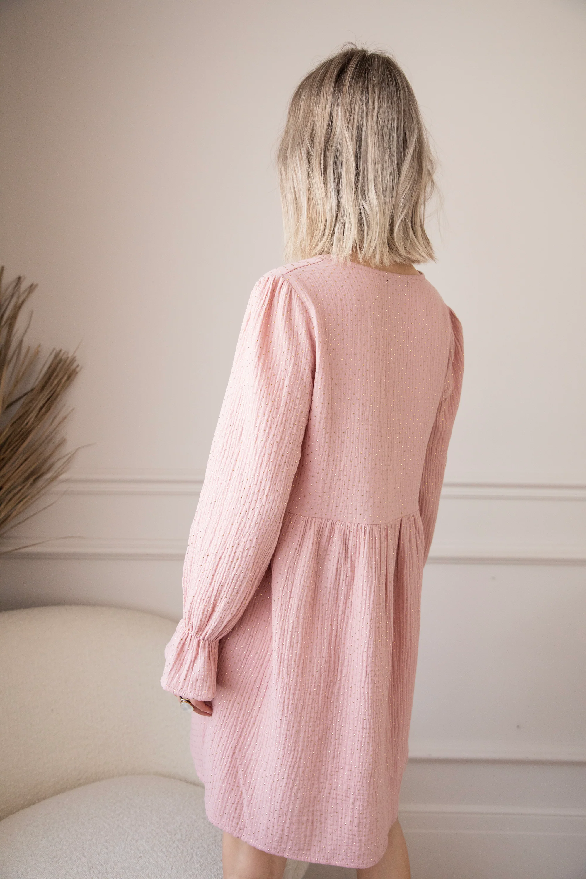 Shine Like Gold Old Pink - Jurk - Image 5