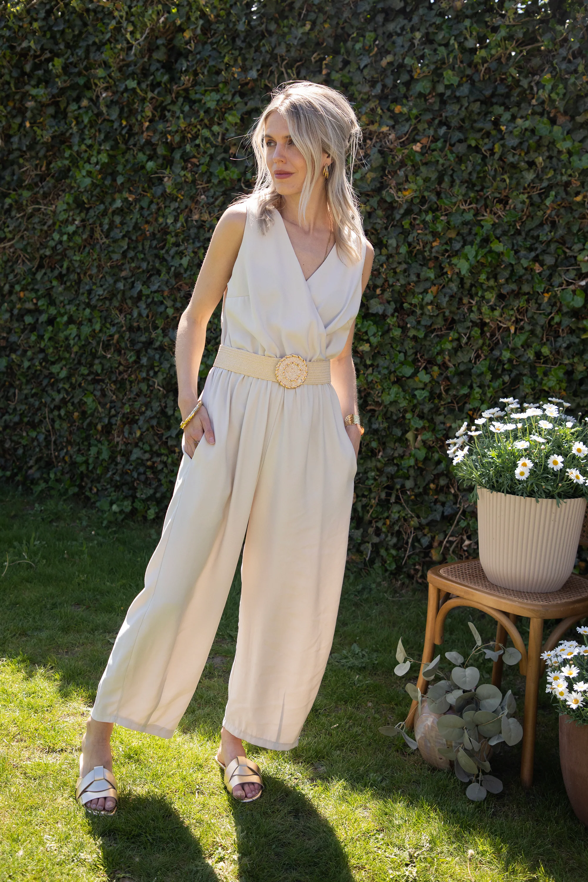 Simone Beige - Jumpsuit - Image 10
