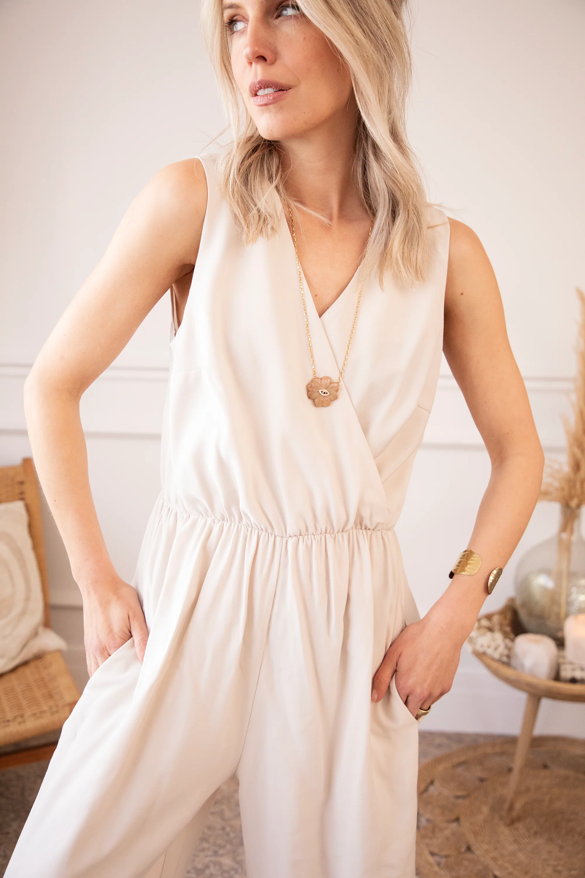 Simone Beige - Jumpsuit - Image 11