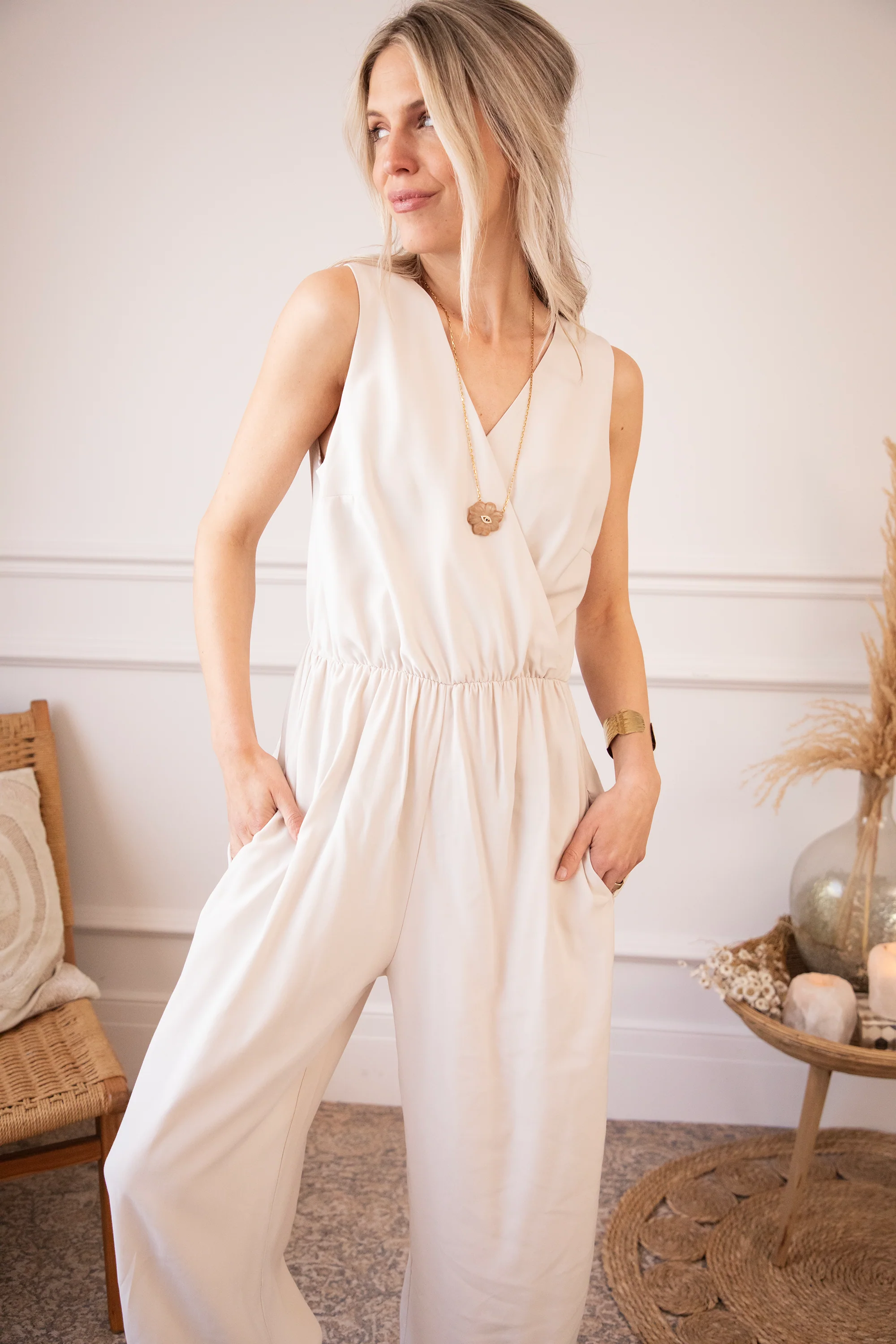 Simone Beige - Jumpsuit - Image 6