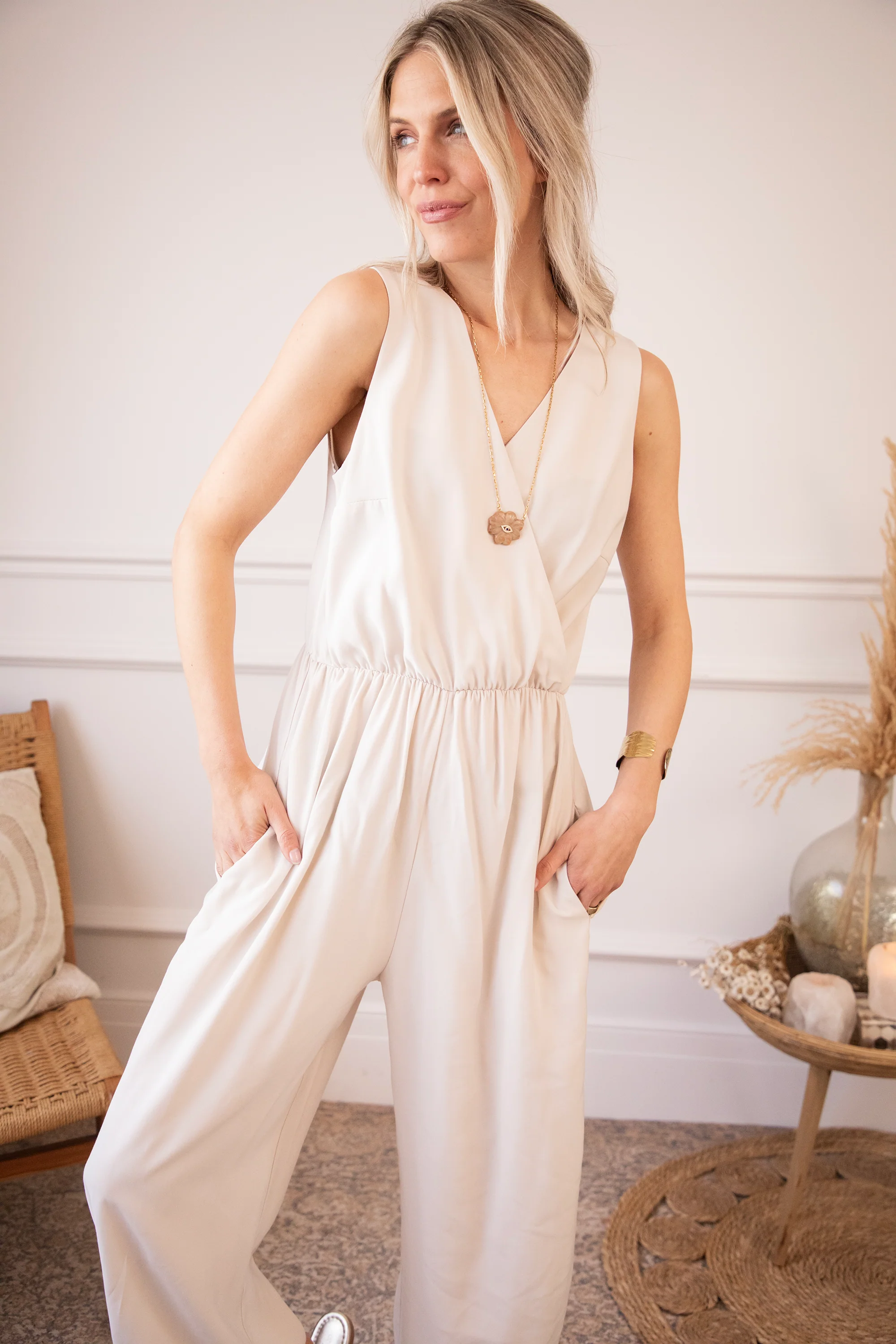 Simone Beige - Jumpsuit - Image 7