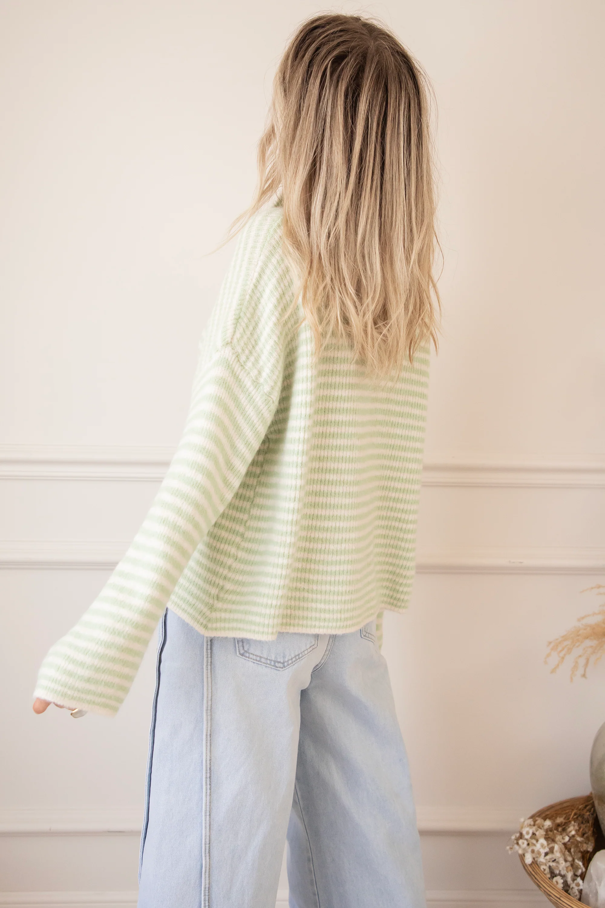 Simply Stripes Green/White - Vest - Image 5