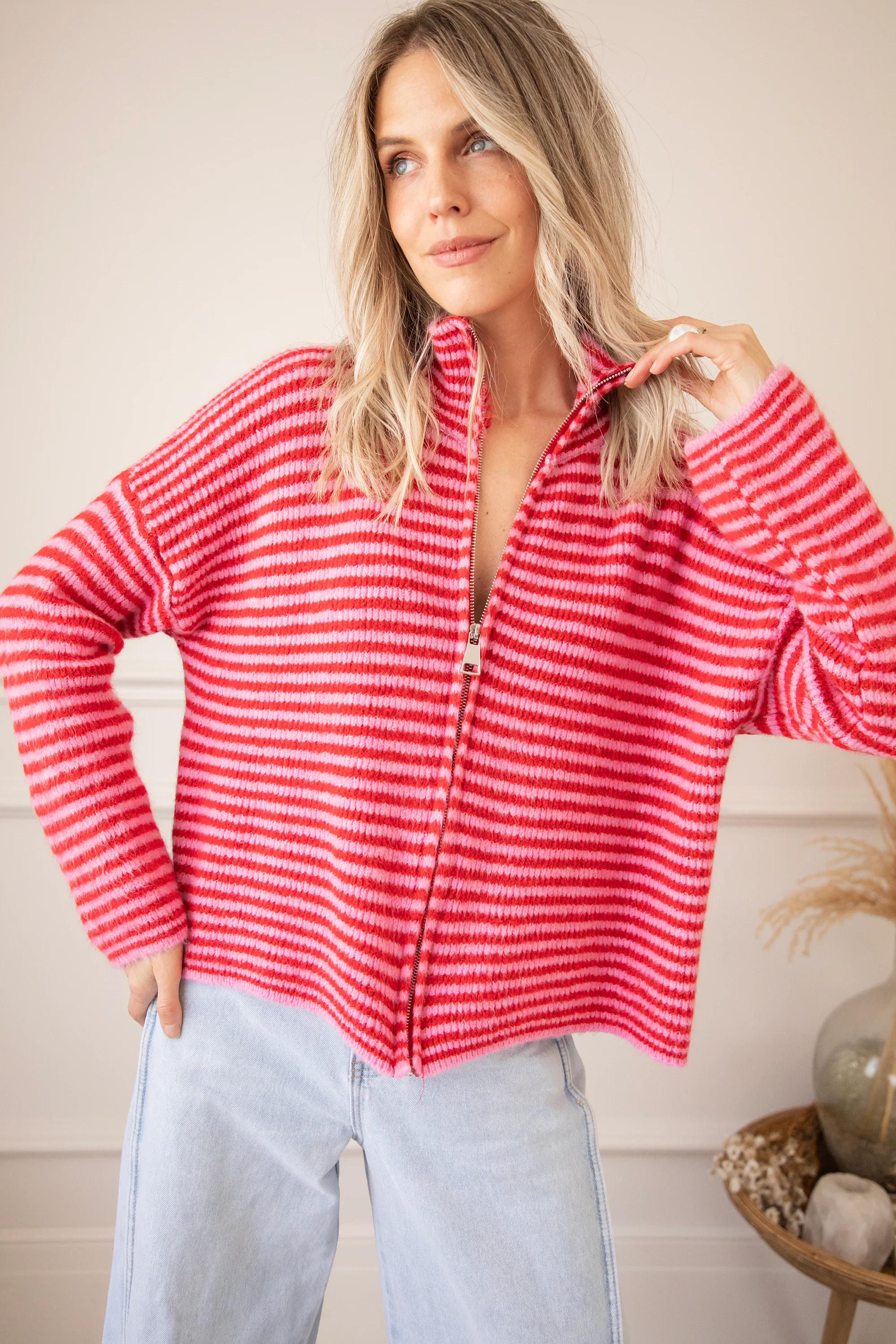 Simply Stripes Pink/Red - Vest