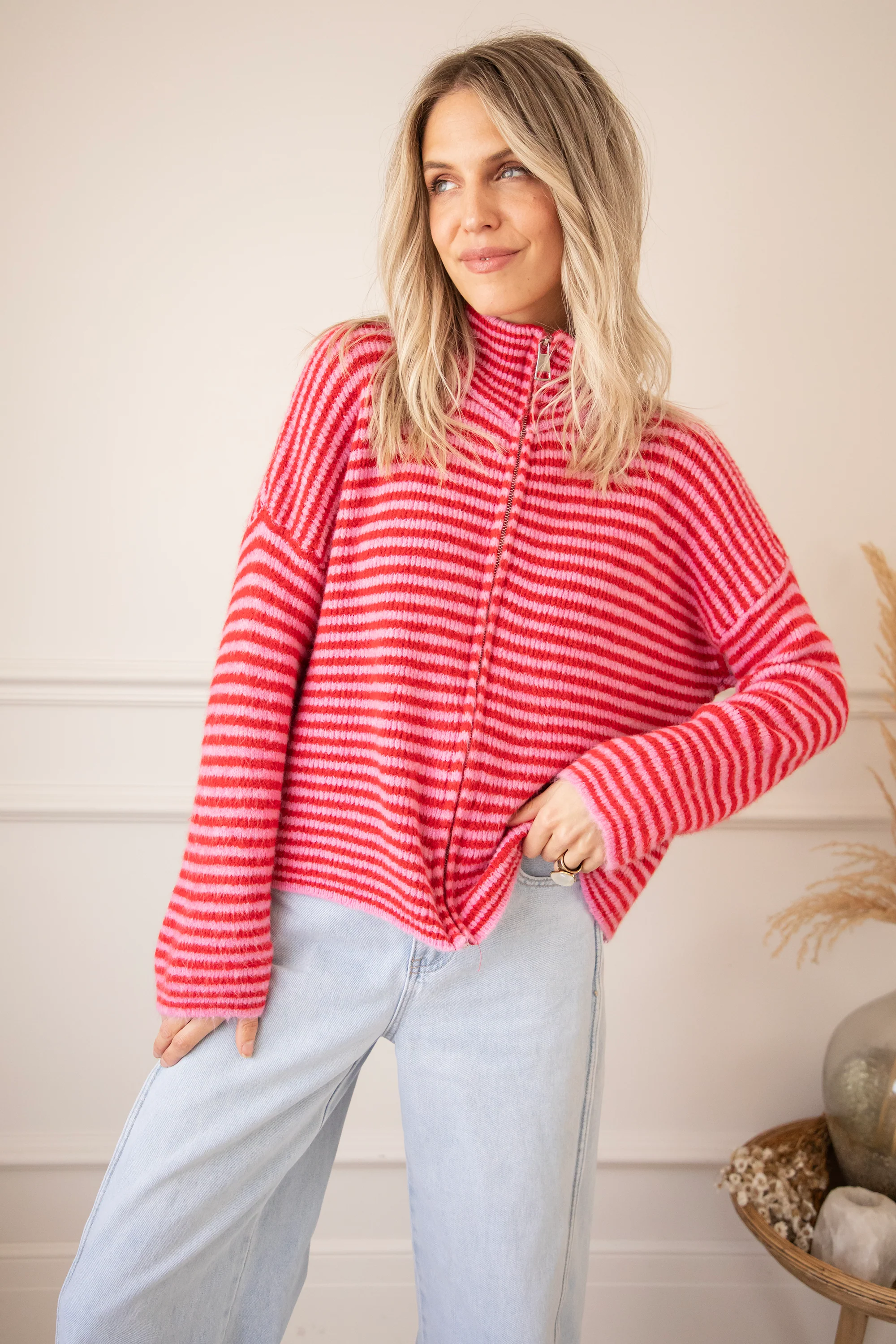 Simply Stripes Pink/Red - Vest - Image 5