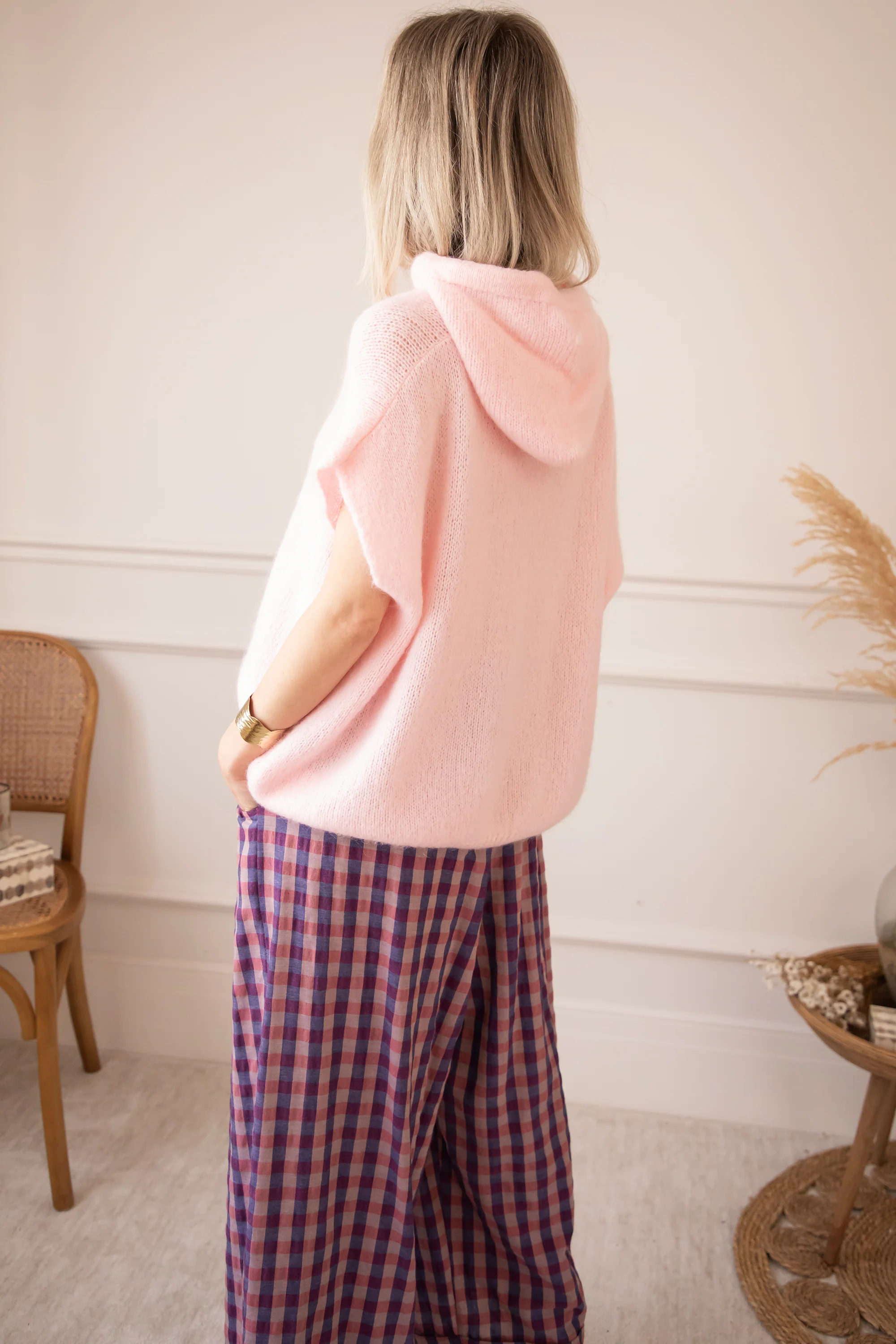 Sleeveless Ease Baby Pink - Trui - Image 4