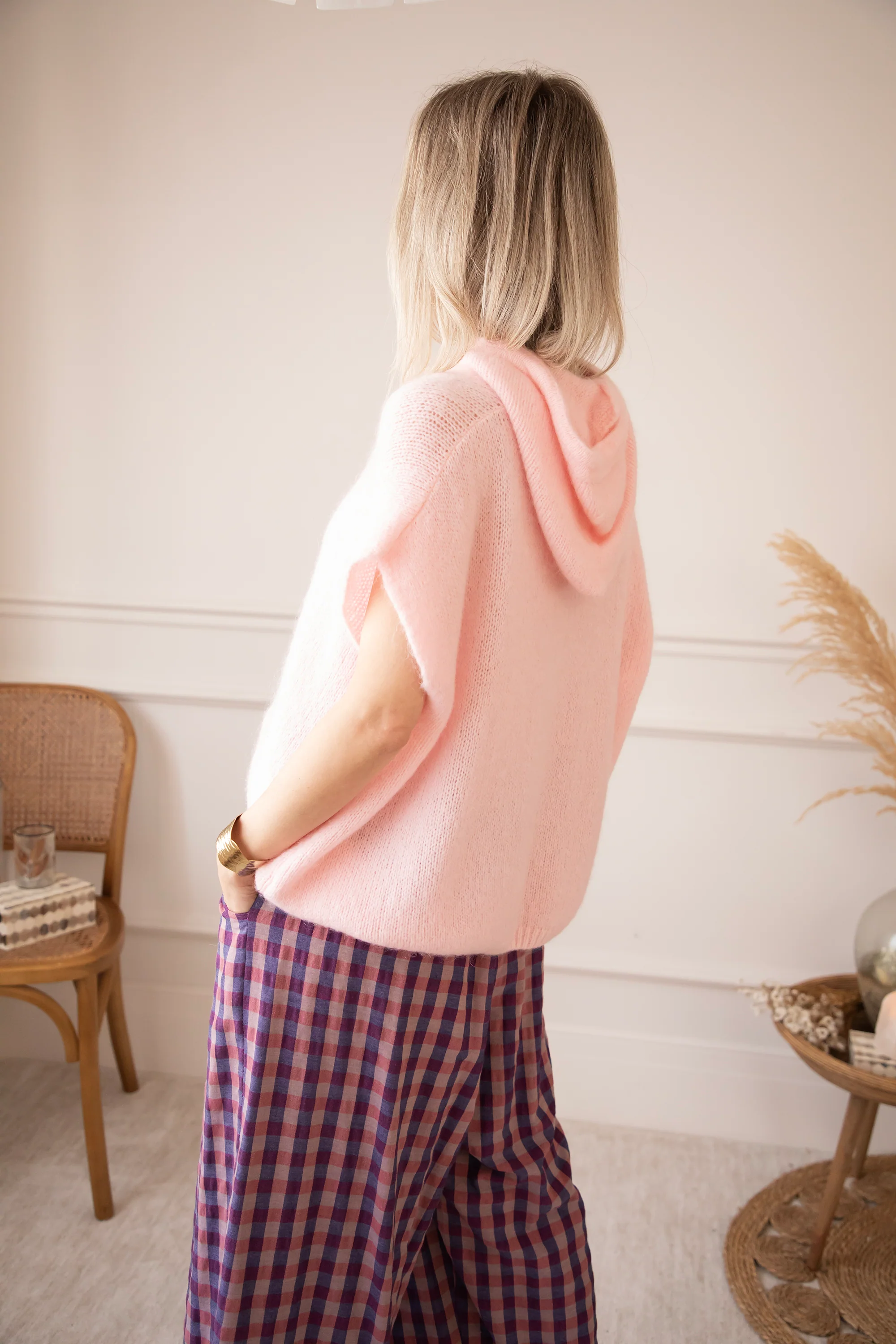 Sleeveless Ease Baby Pink - Trui - Image 7