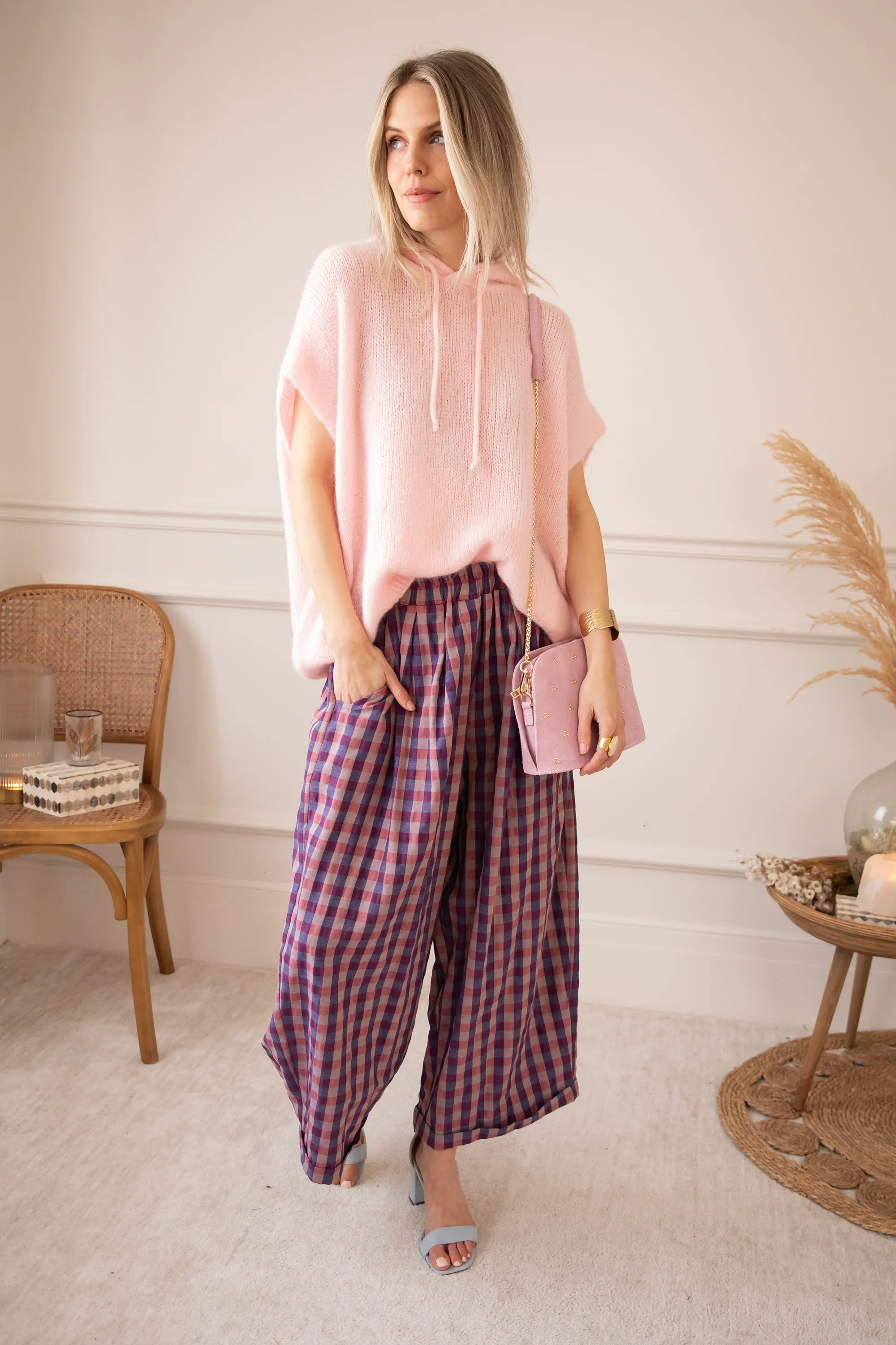 Sleeveless Ease Baby Pink - Trui - Image 8