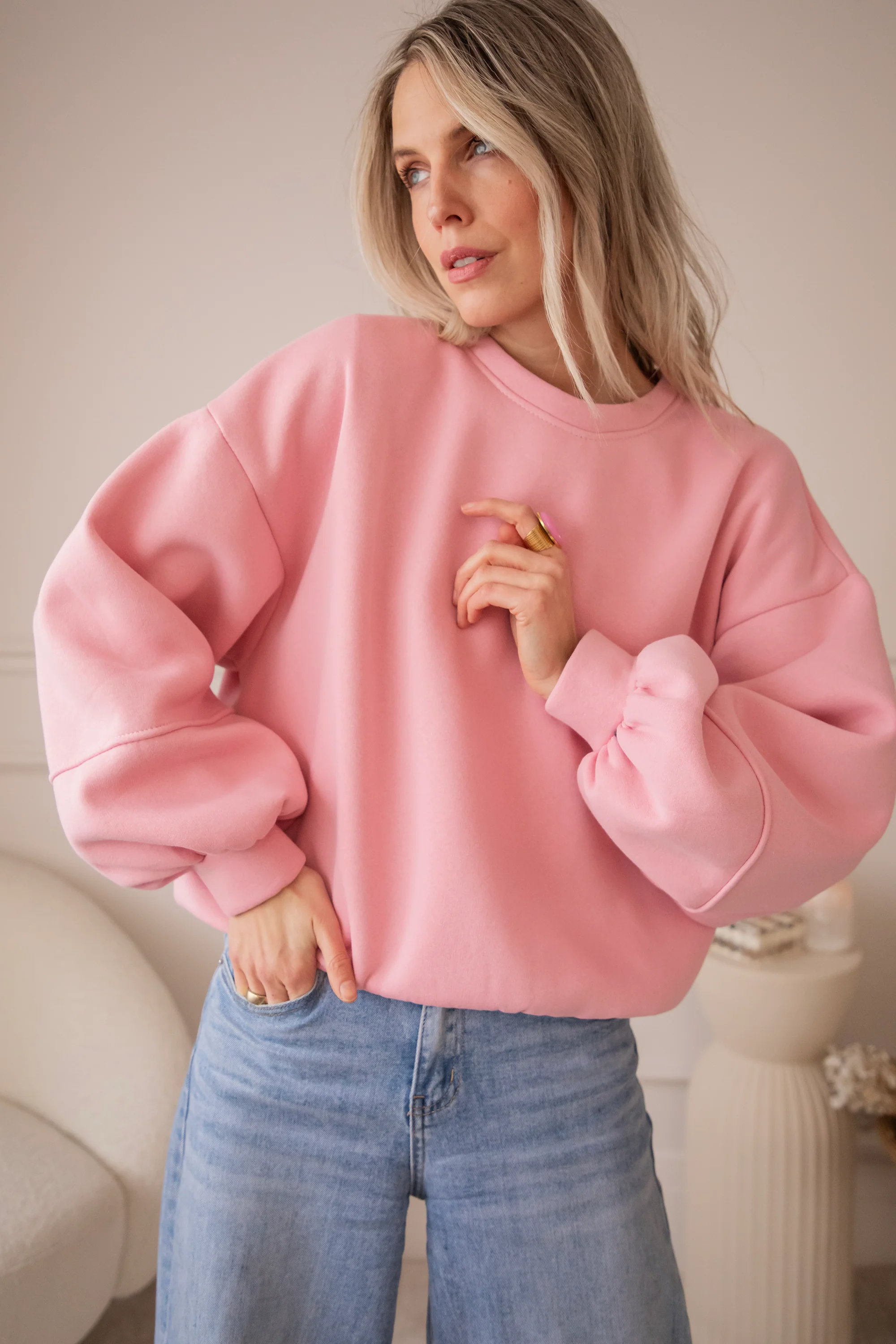 Snuggle Up Girly Pink - Sweater