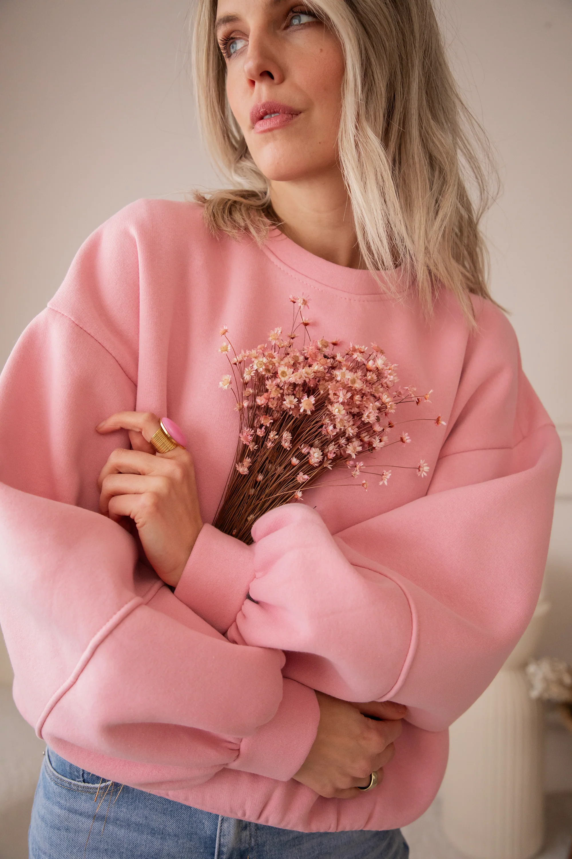 Snuggle Up Girly Pink - Sweater - Image 2