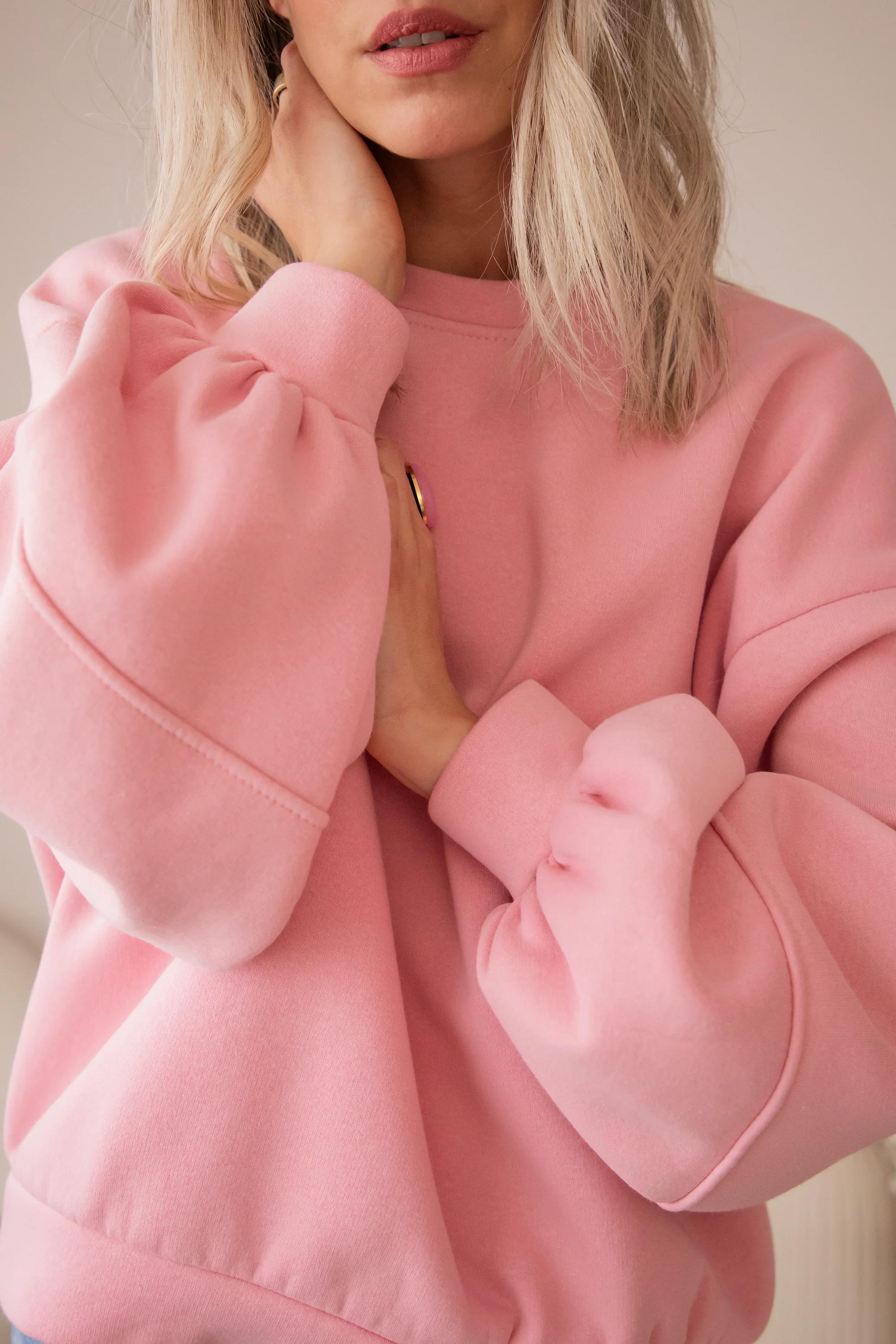 Snuggle Up Girly Pink - Sweater - Image 3