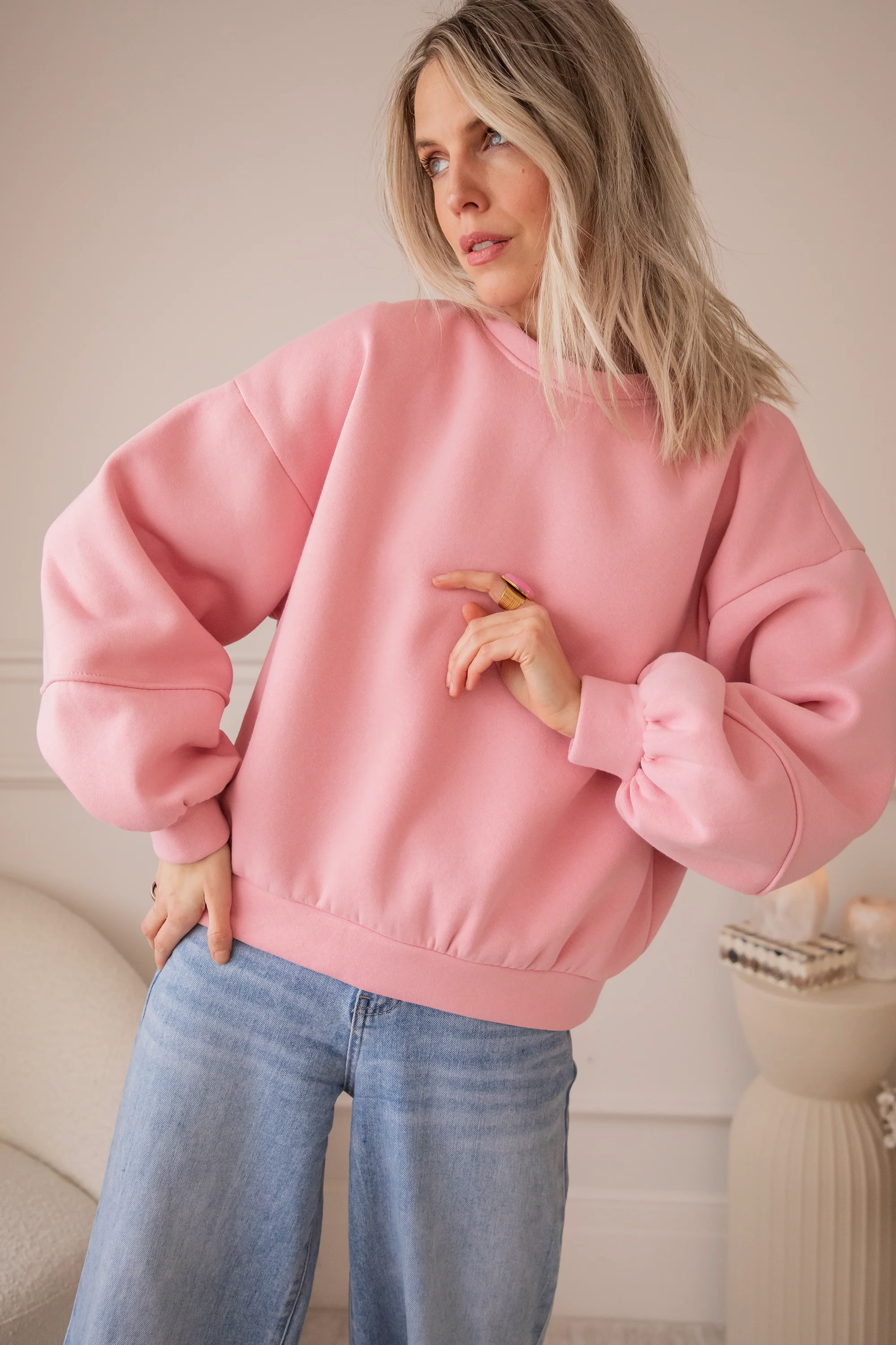 Snuggle Up Girly Pink - Sweater - Image 4