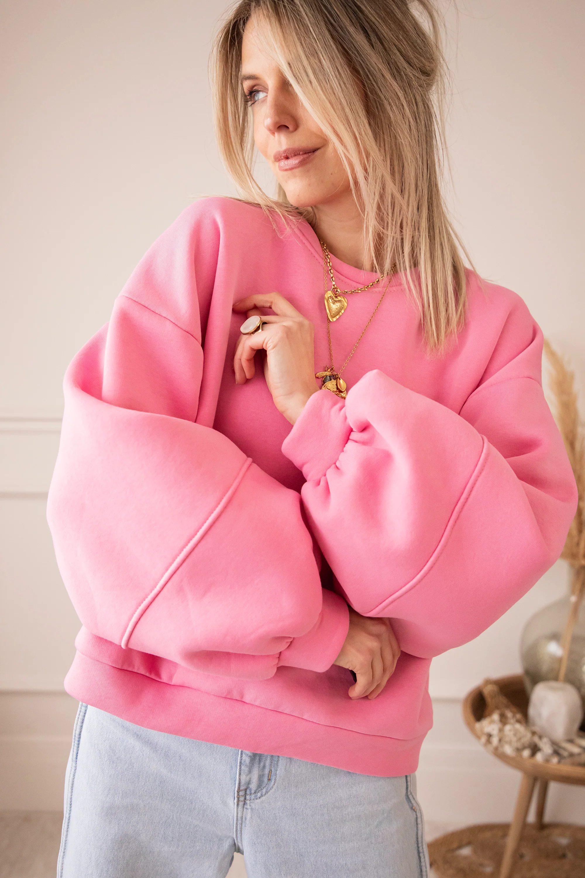 Snuggle Up Pink - Sweater - Image 3