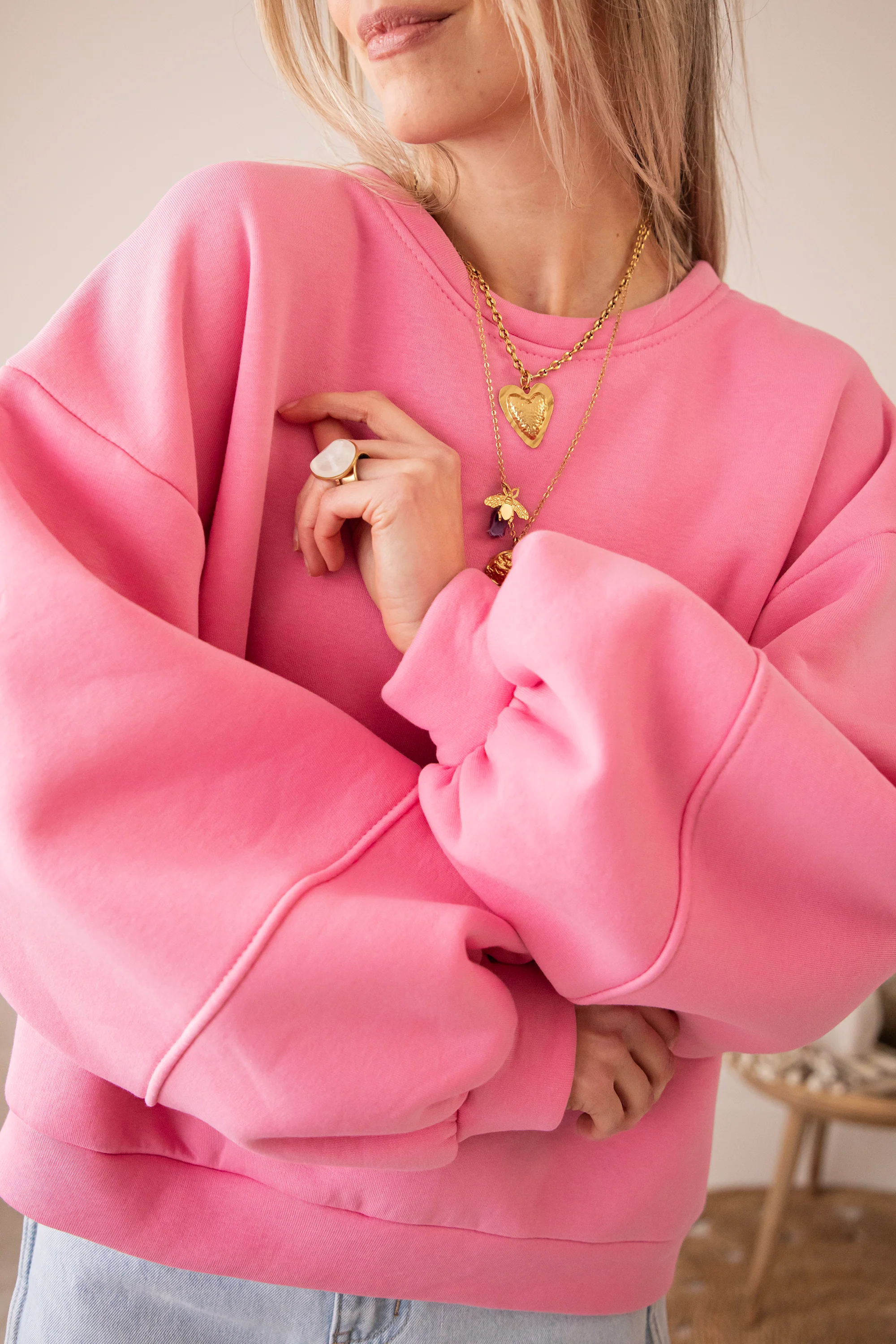Snuggle Up Pink - Sweater - Image 5