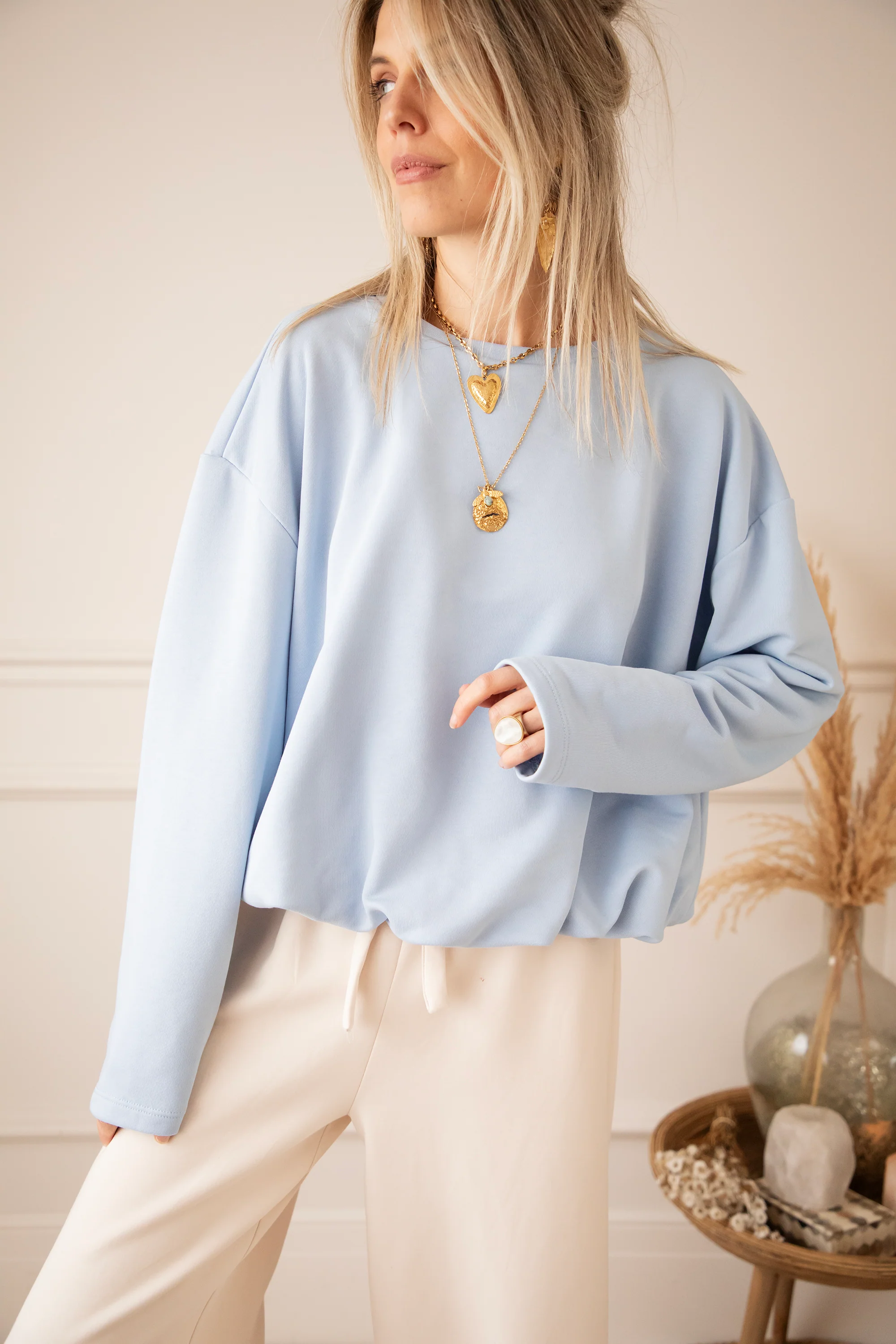 Soft Stretch Baby Blue - Sweater - Image 3