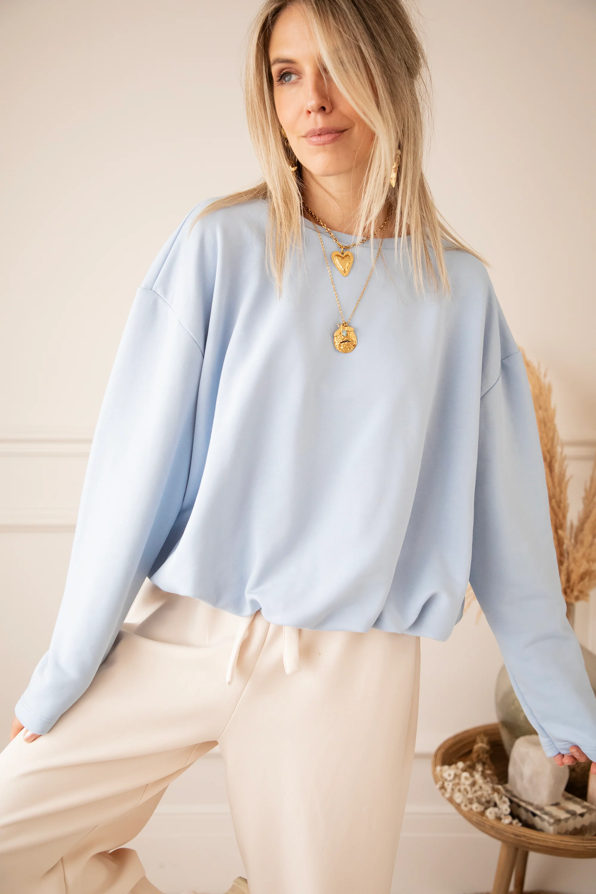 Soft Stretch Baby Blue - Sweater - Image 4